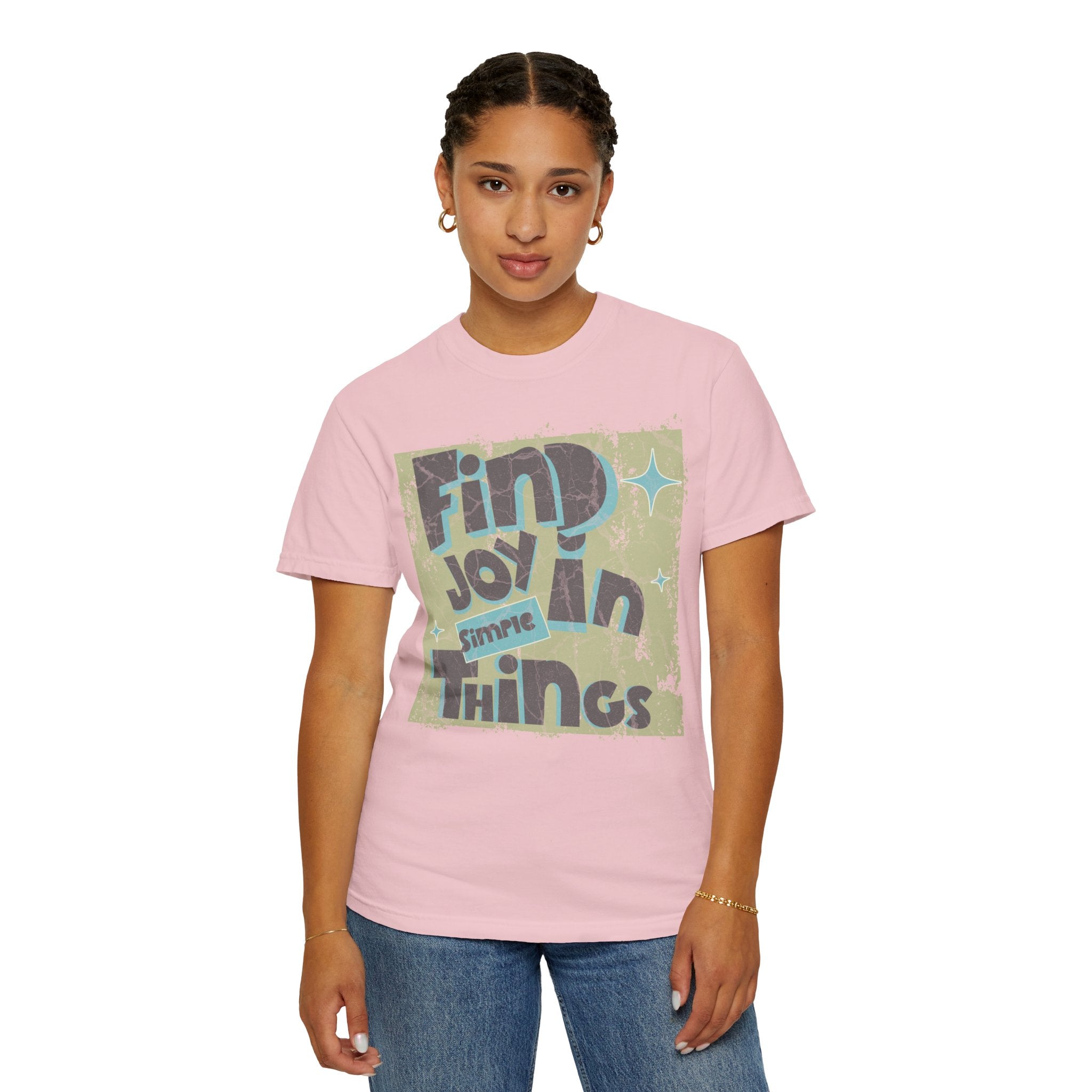 Find Joy In Simple Things Textured T-Shirt