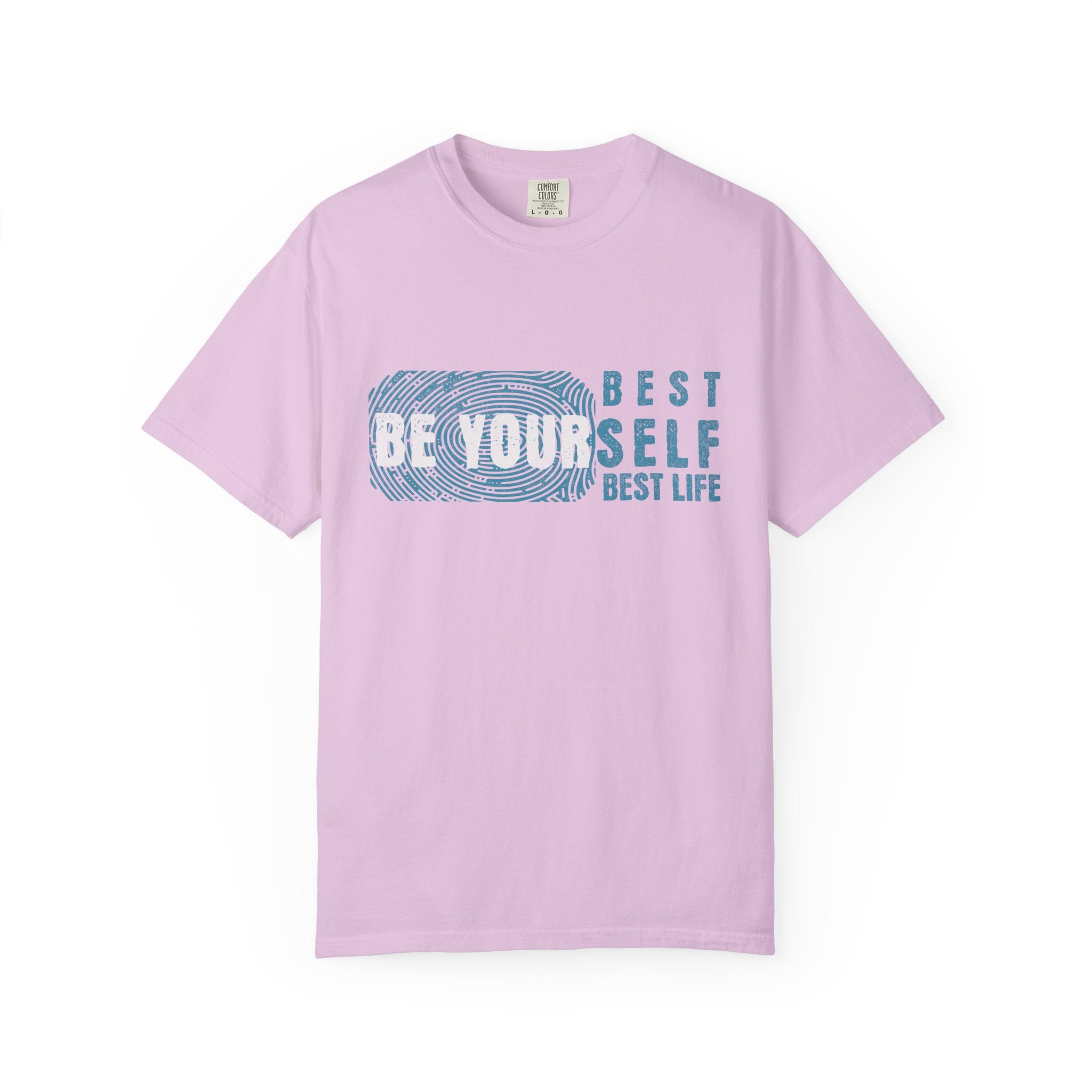 Textured Be Yourself Best Life T-Shirt