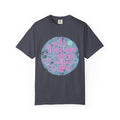 Textured T-Shirt — "Never Stop Looking Up" Inspirational Graphic Tee