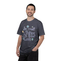 Textured T-Shirt — "Do Small Things with Great Love" Floral Graphic Tee