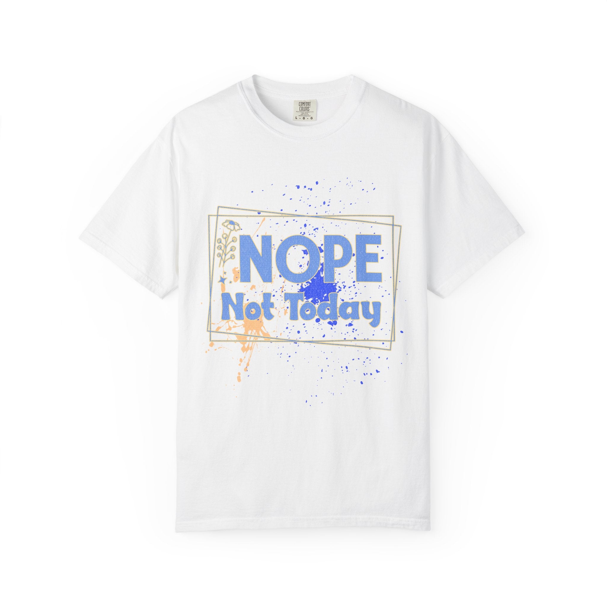Textured Retro Nope Not Today Tee