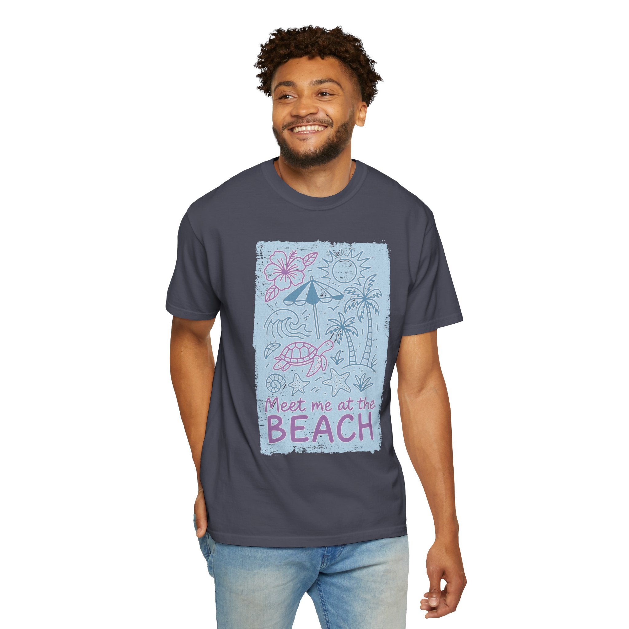 Meet Me at the Beach Textured T-Shirt