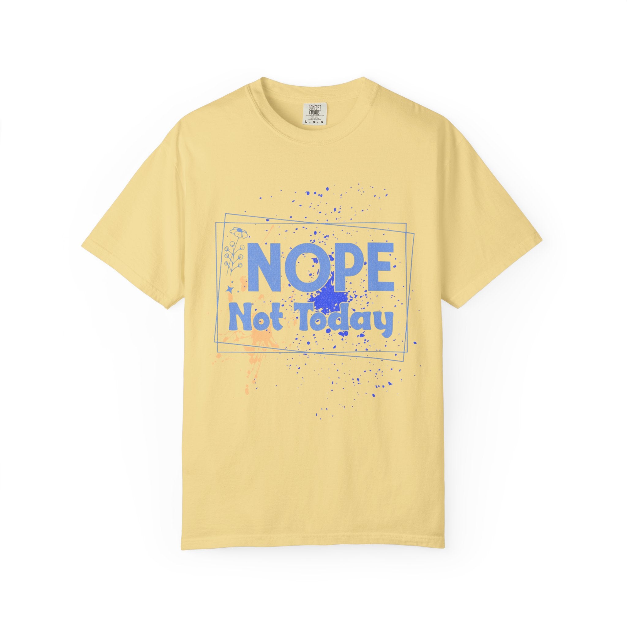 Textured Retro Nope Not Today Tee