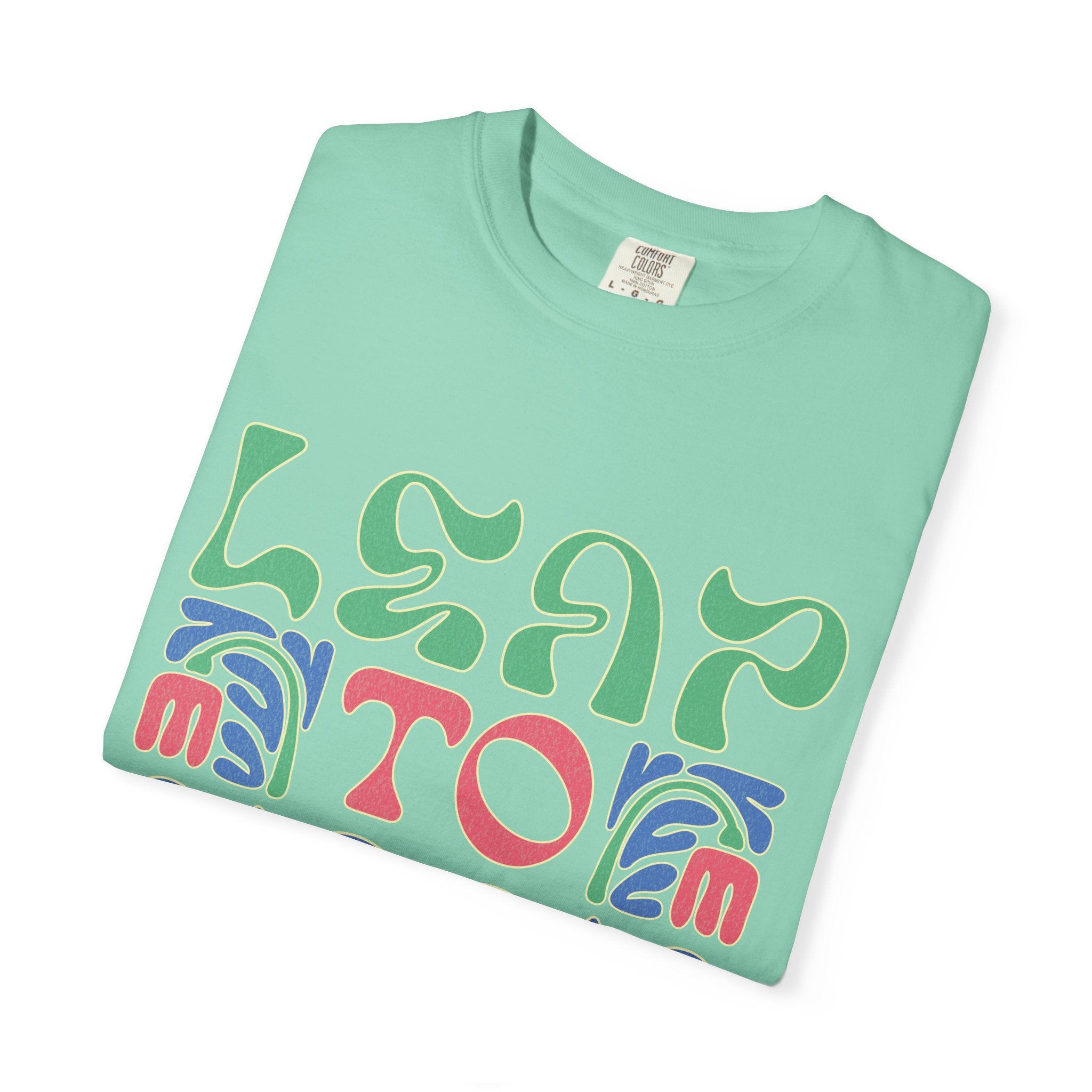 Leap To Soar T-shirt |Textured Retro Psychedelic Typography