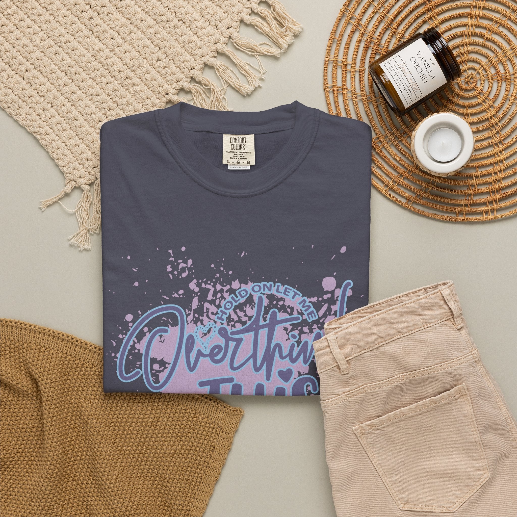 Overthink This T-Shirt — Textured Humorous Mindfulness Graphic Tee