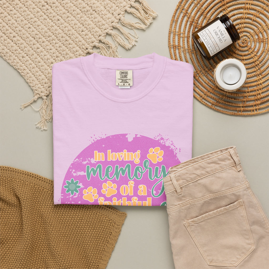 Textured Retro Faithful Friend Memorial Tee
