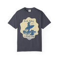 Textured Surf Vibes T-Shirt — 'Beach, Bikinis & Beach Days' Vintage Surf Graphic