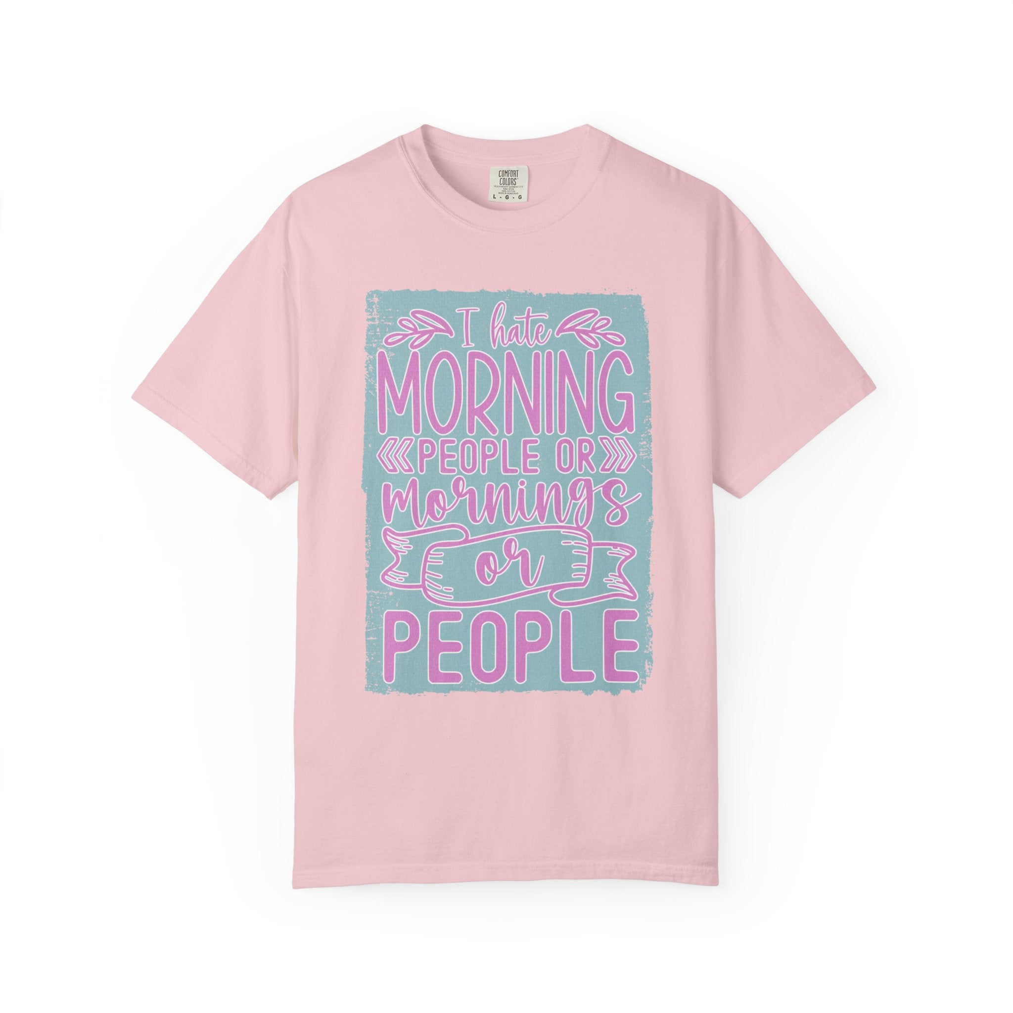 Textured Morning People Or Mornings For People T-Shirt