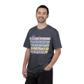 Textured Believe in Yourself T‑Shirt — Pastel Stripes Inspirational Tee
