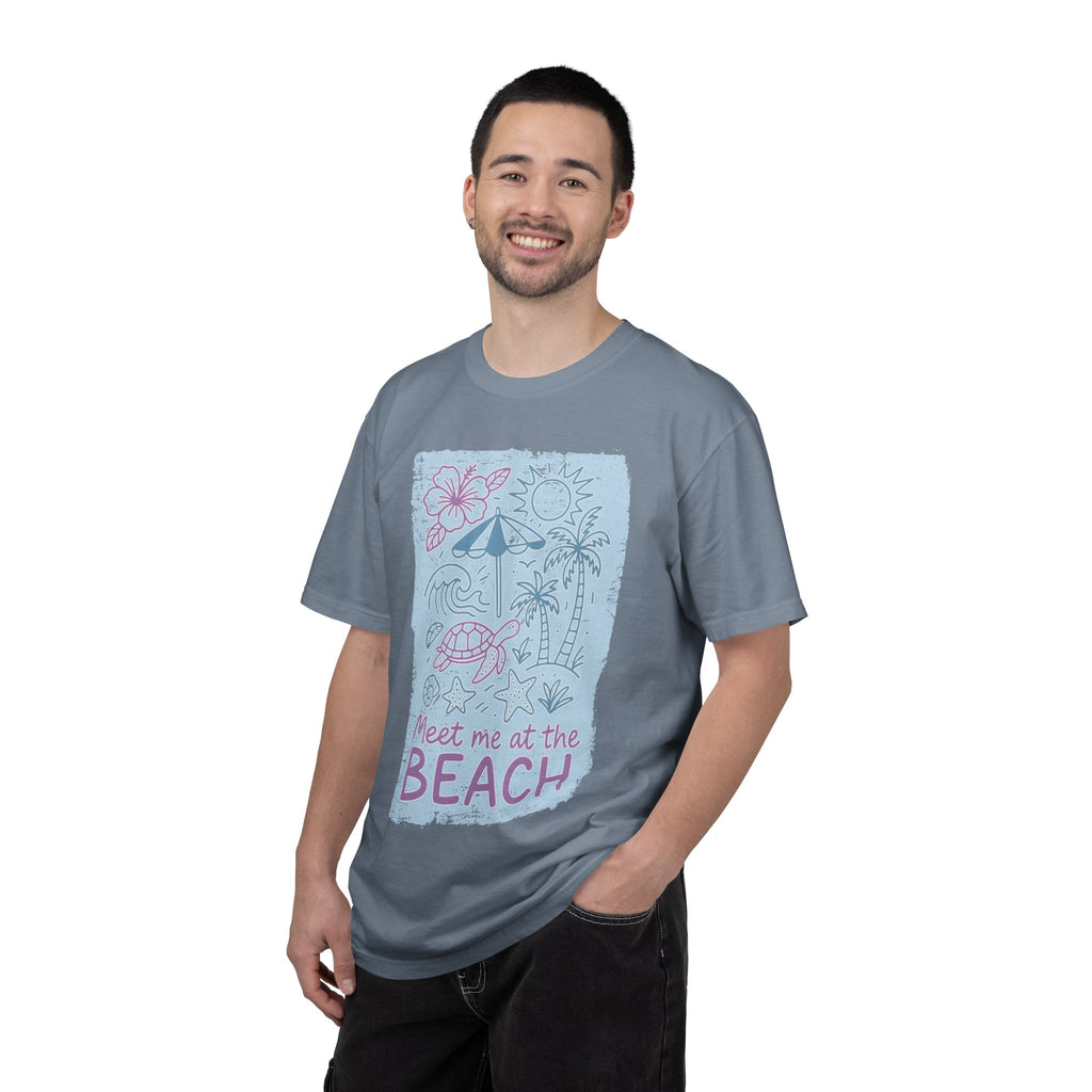 Meet Me at the Beach Textured T-Shirt