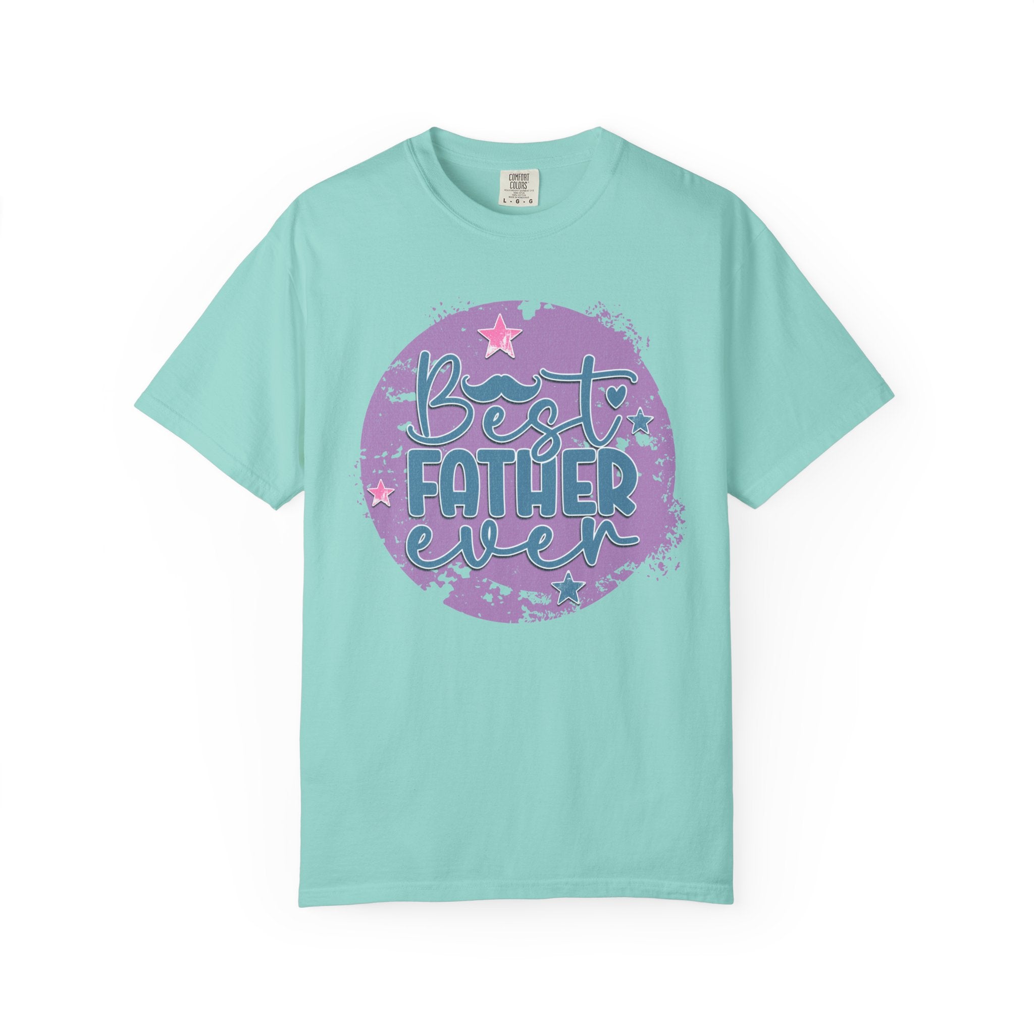 Best Father Ever Textured T-Shirt — Father’s Day Gift Tee
