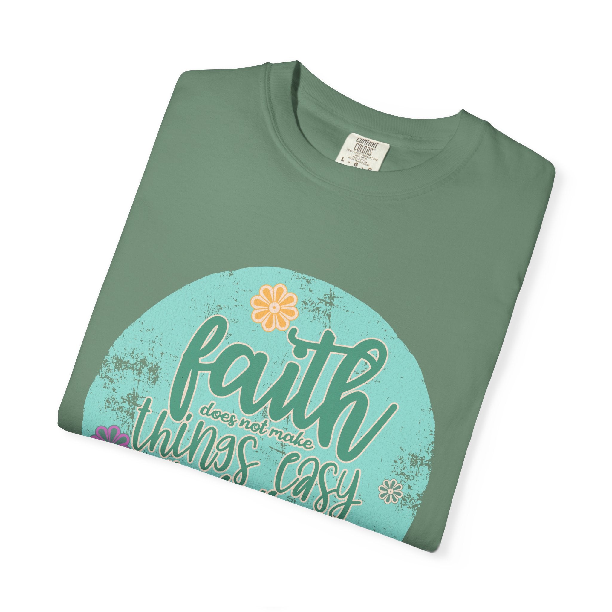 Faith Makes All Things Possible T-Shirt |Textured Inspirational Tee