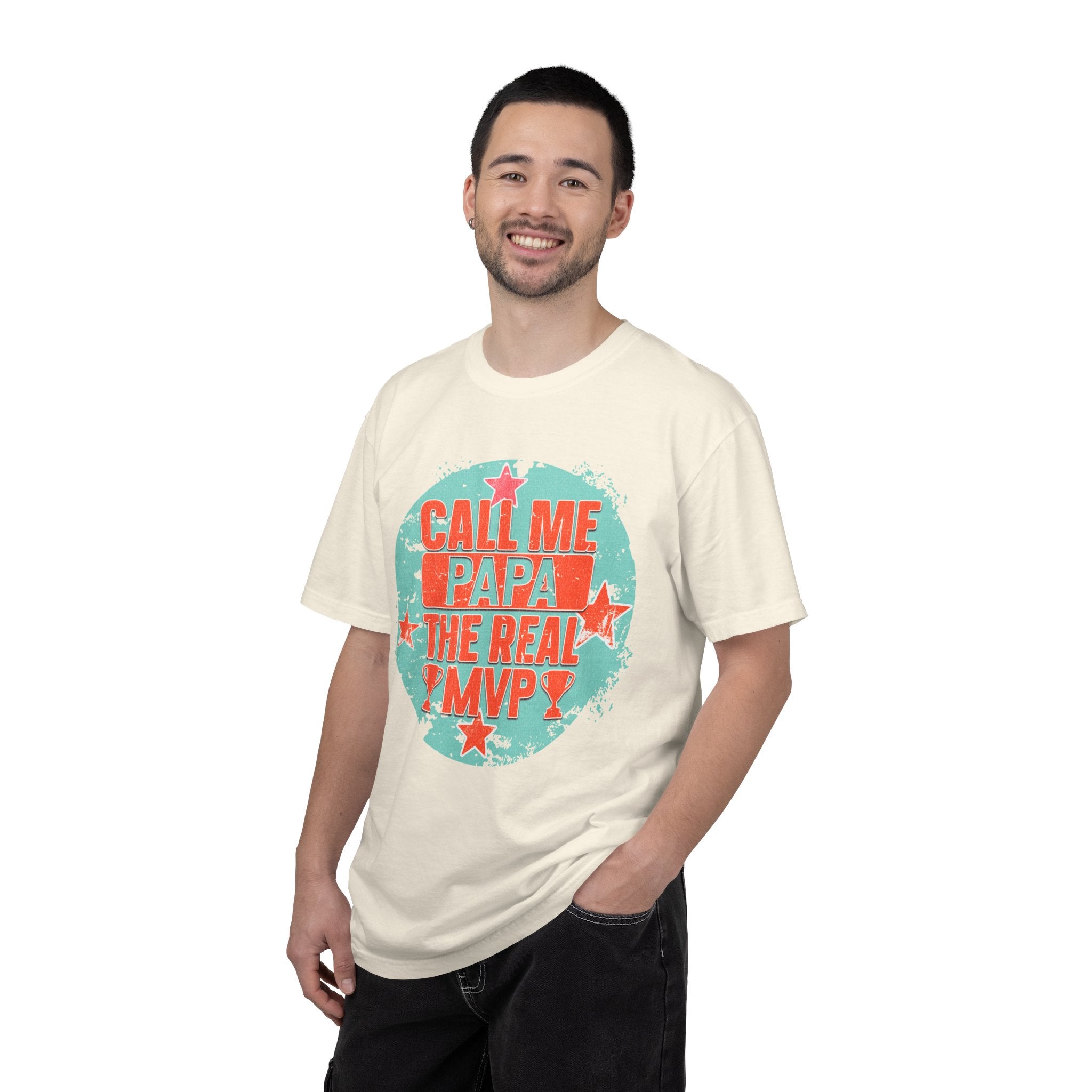 Call Me Papa The Real MVP T-Shirt — Father’s Day Dad Gift