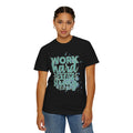 Work Hard Stay Strong Textured T-Shirt — Motivational Graphic Tee