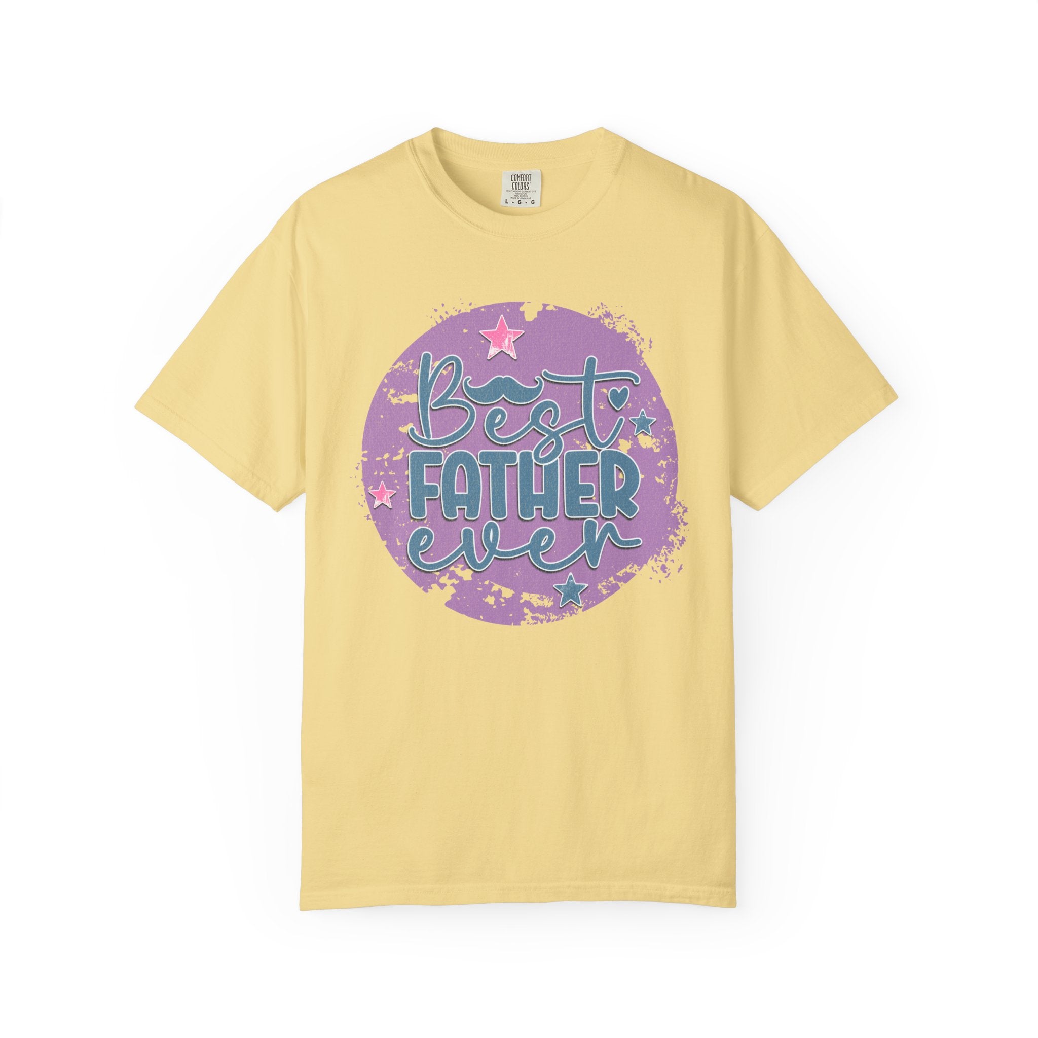 Best Father Ever Textured T-Shirt — Father’s Day Gift Tee