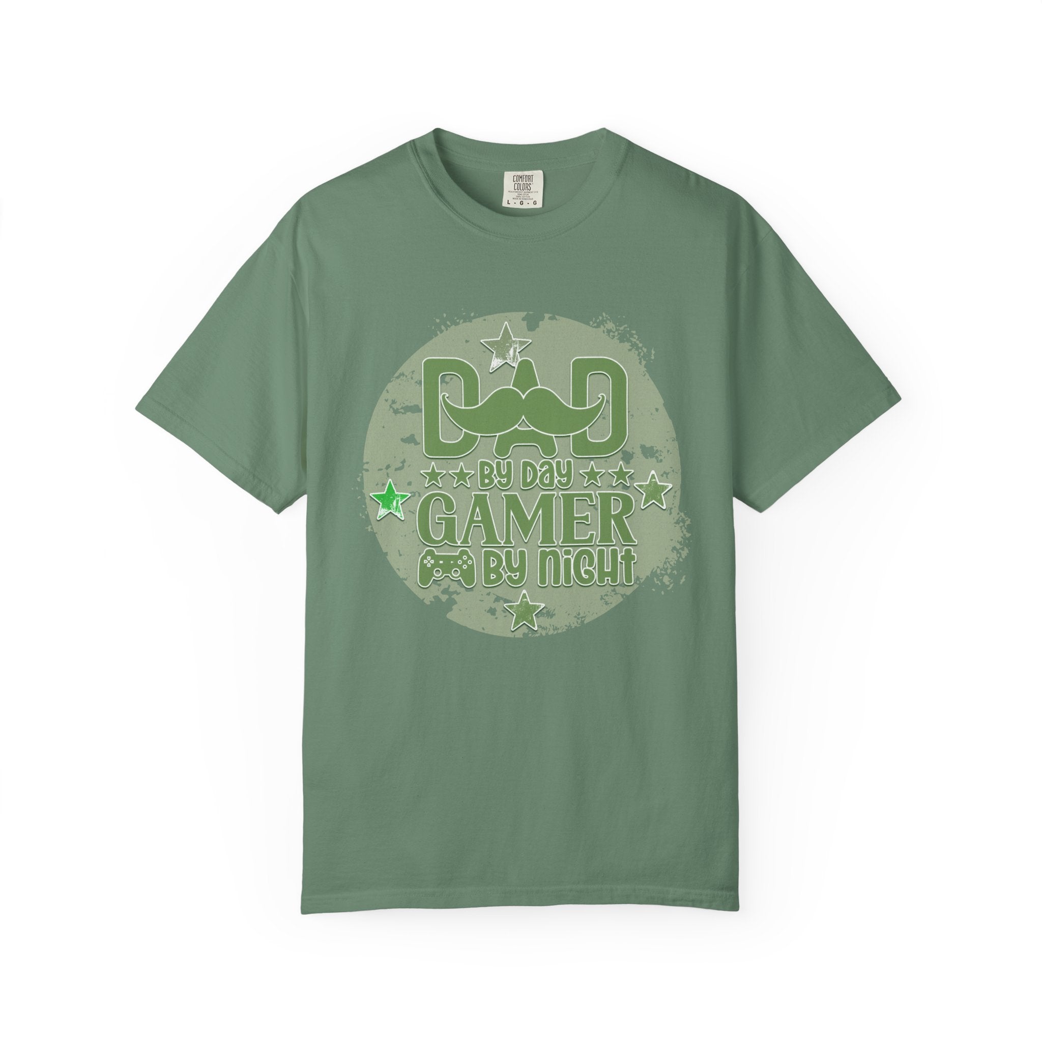 Dad By Day Gamer By Night Textured T-Shirt