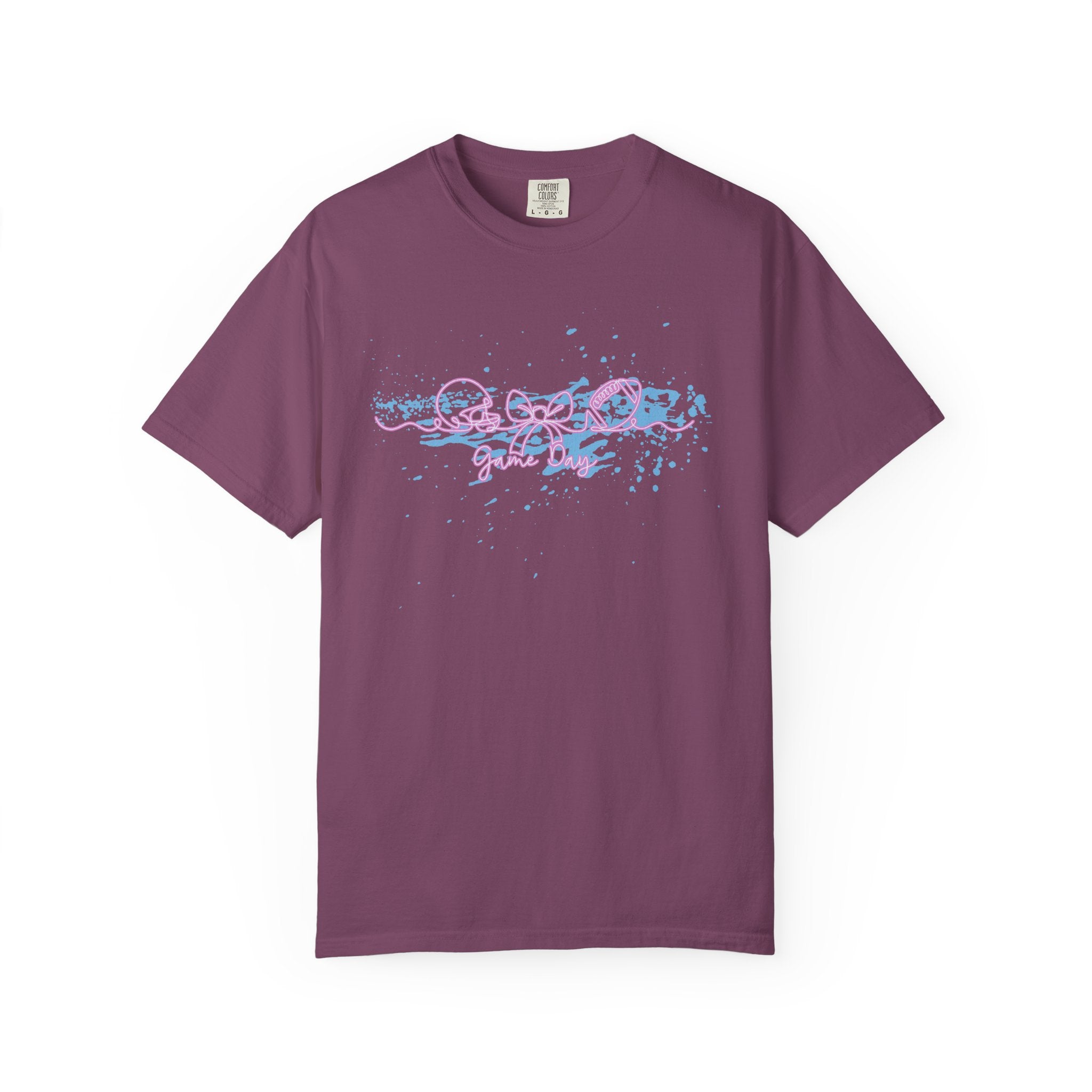 Coquette Aesthetic Football Game Day Textured Tee
