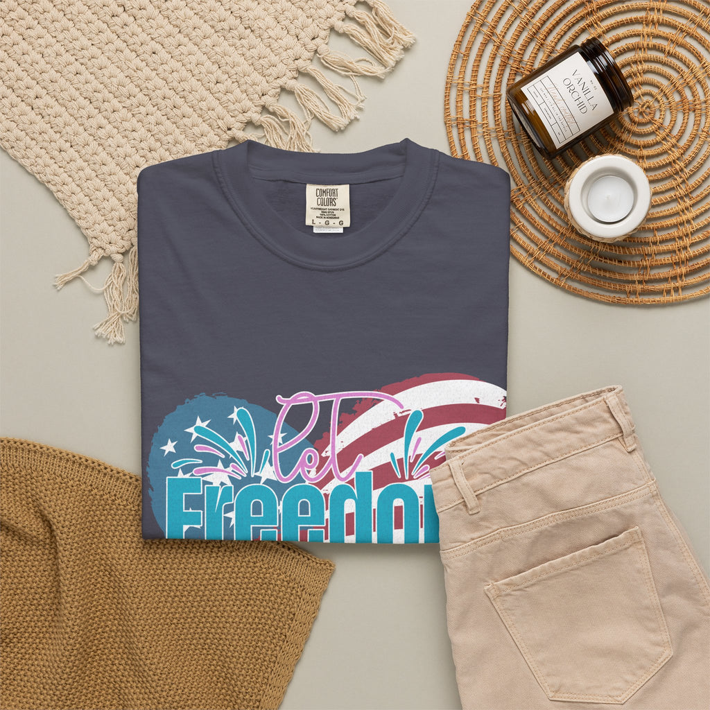 Let Freedom Ring Patriotic  Textured Shirt