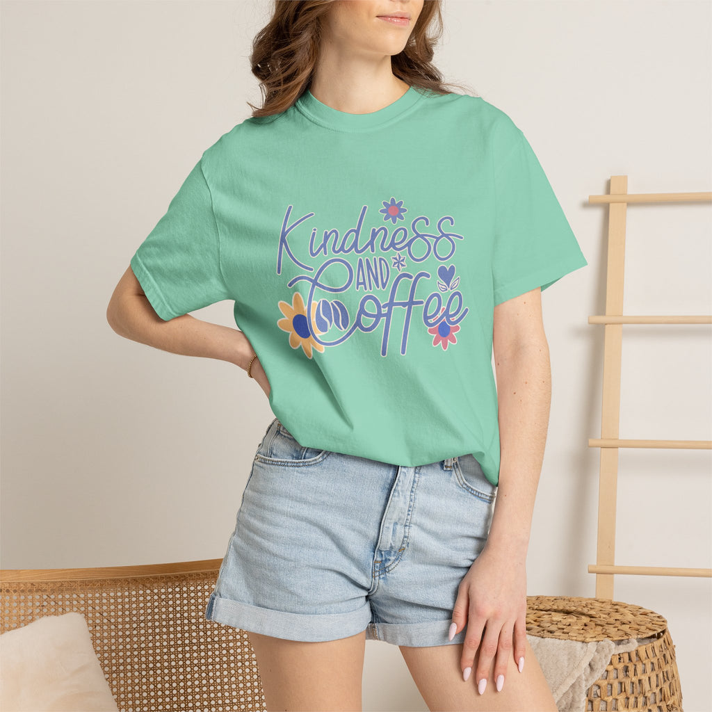 Textured Kindness and Coffee T-Shirt