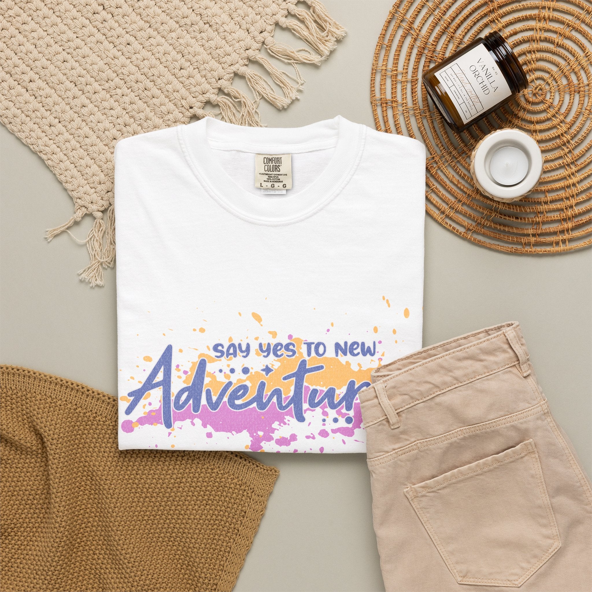 Adventure T‑Shirt – "Say Yes to New Adventures" Graphic Tee
