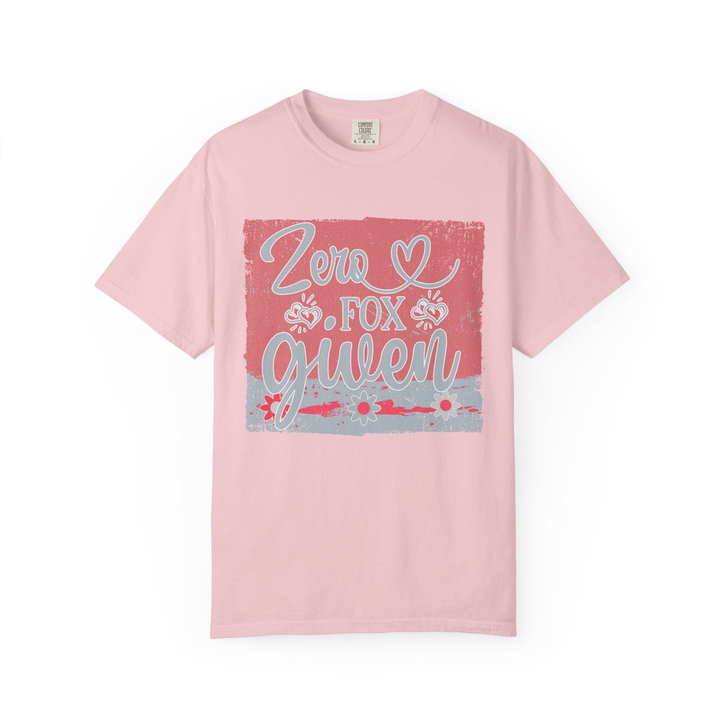 Textured Zero Fox Given T‑Shirt — Funny Retro Rose Graphic Tee