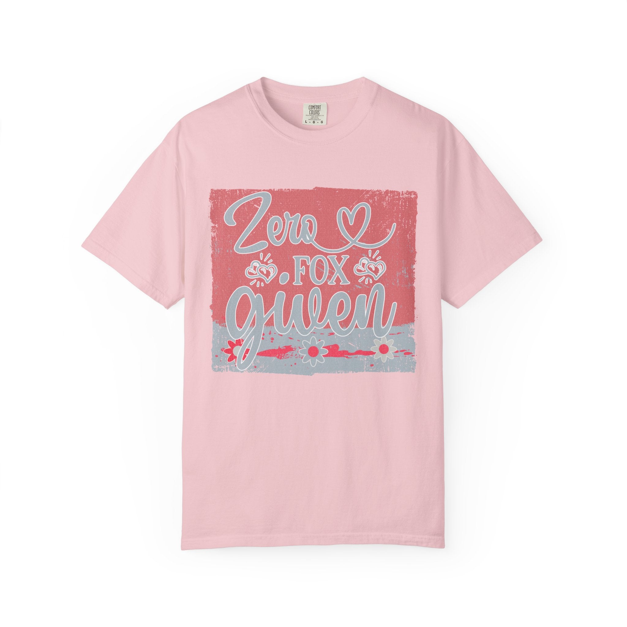 Textured Zero Fox Given T‑Shirt — Funny Retro Rose Graphic Tee