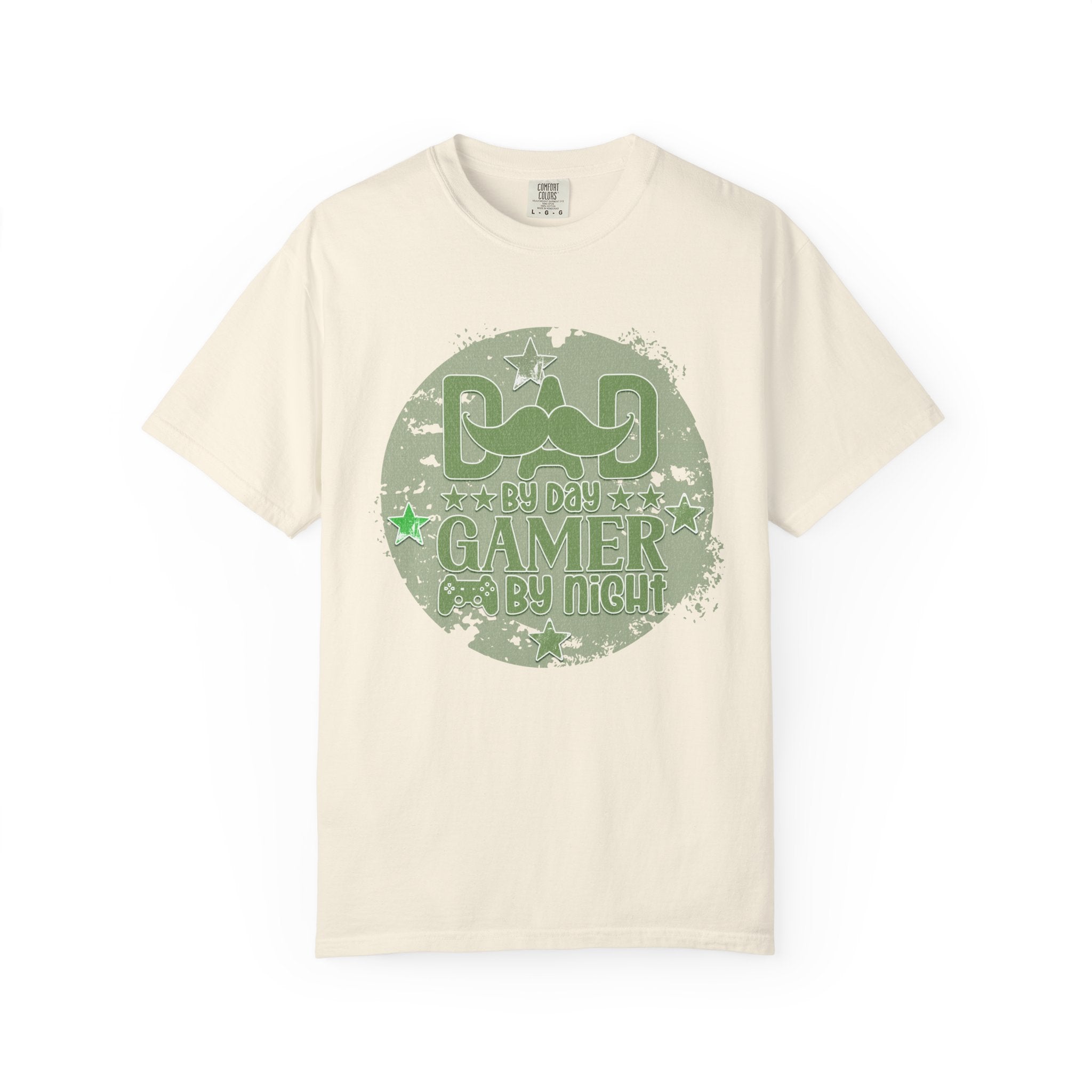 Dad By Day Gamer By Night Textured T-Shirt
