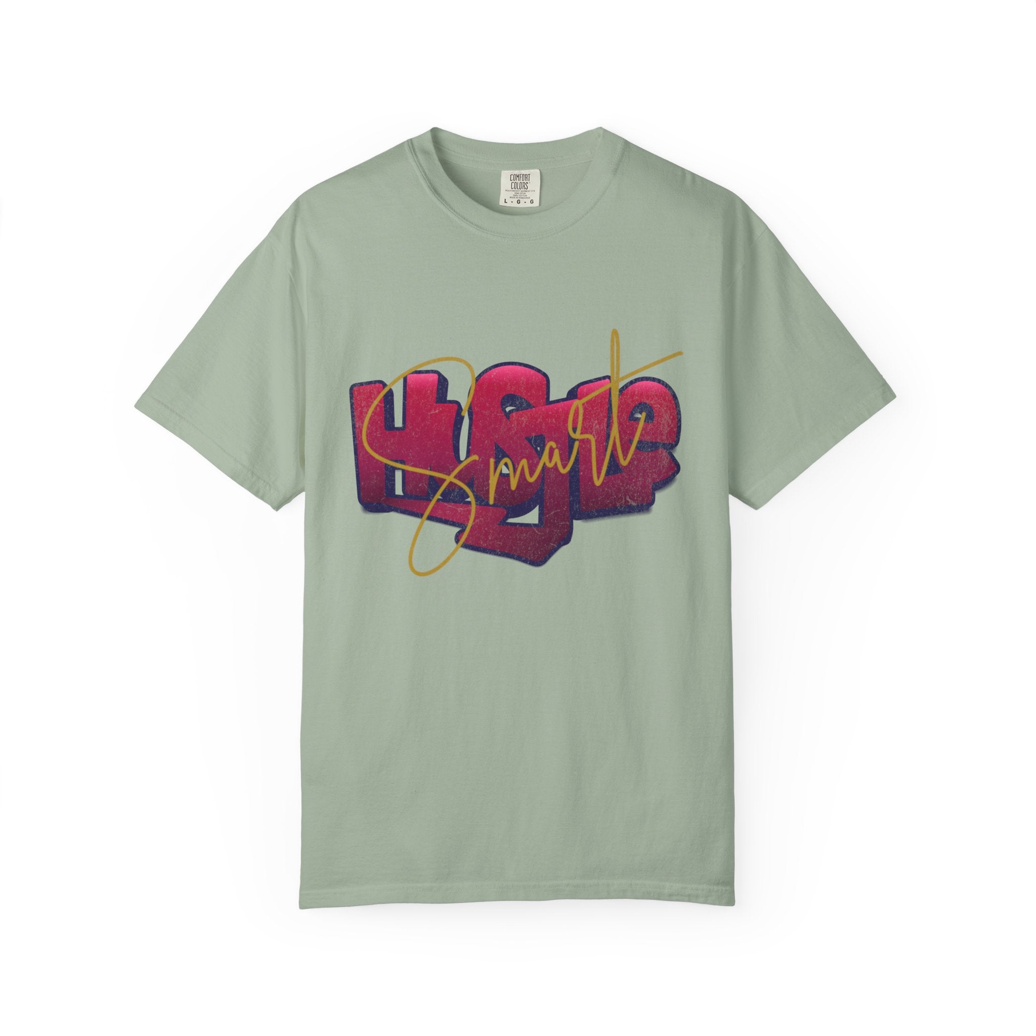 Textured Retro Hustle Smart Graphic Shirt
