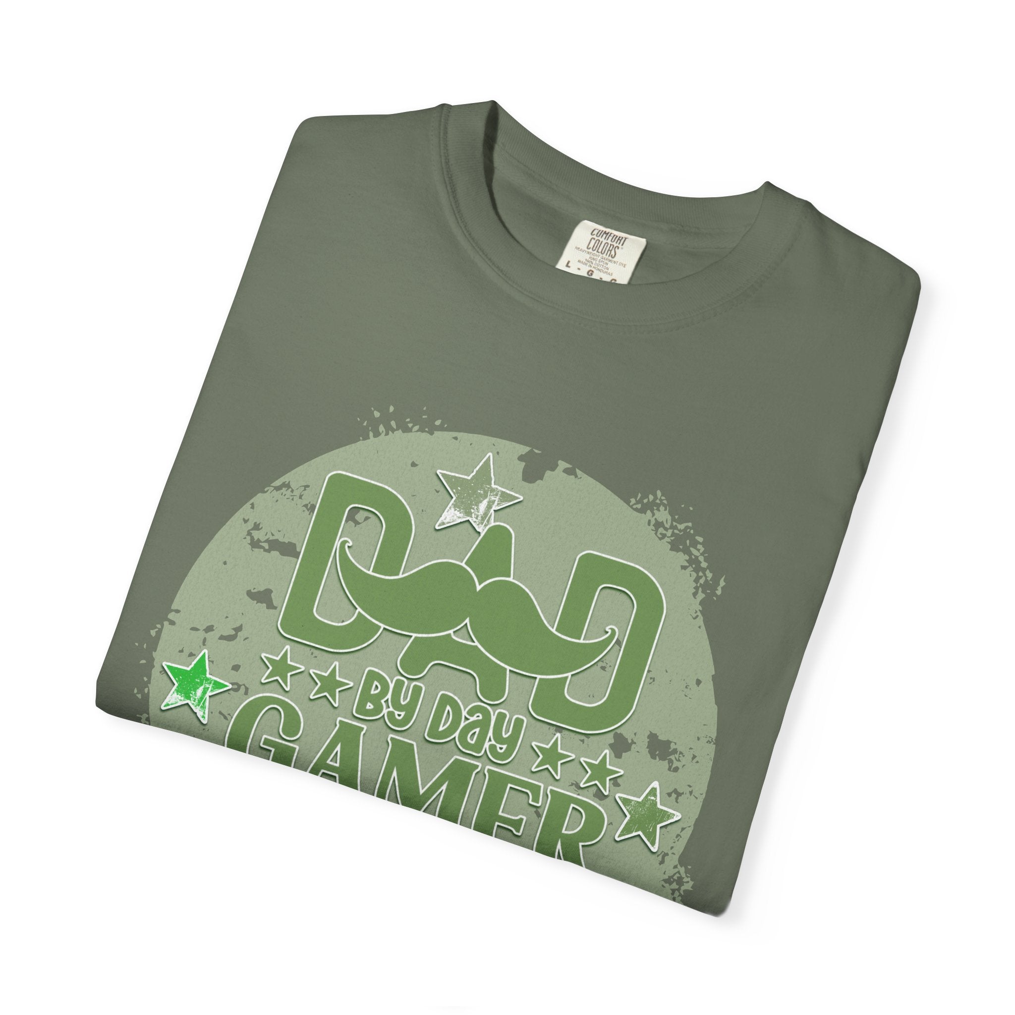 Dad By Day Gamer By Night Textured T-Shirt