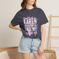 Textured Retro Karen Coffee Graphic Tee