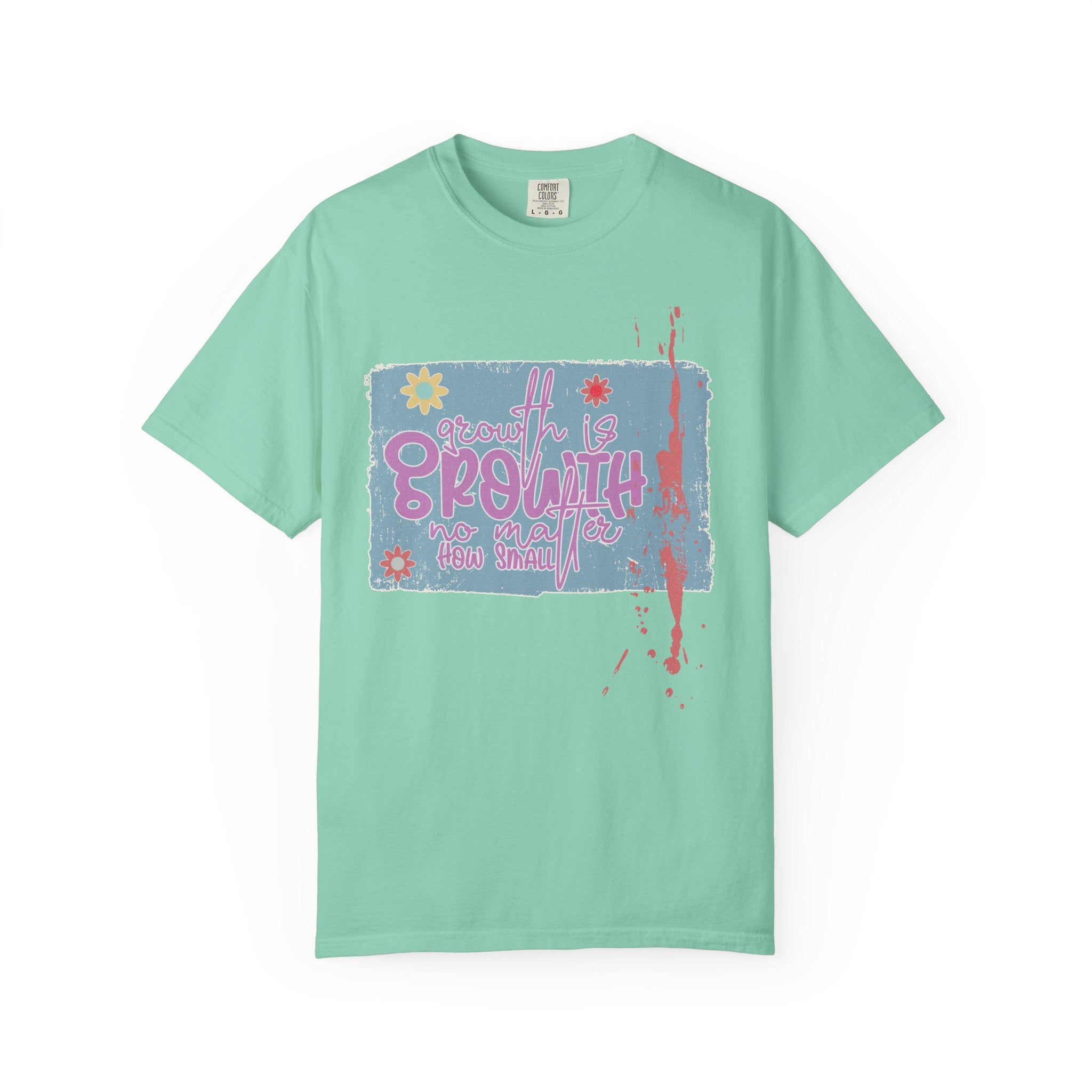 Textured Retro Growth Is Growth Tee