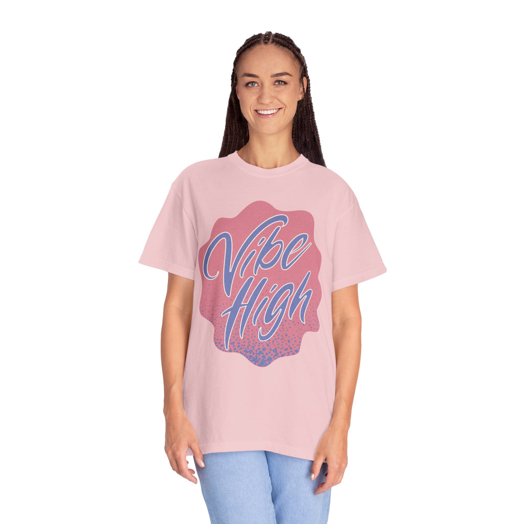 Vibe High Graphic Textured T‑Shirt
