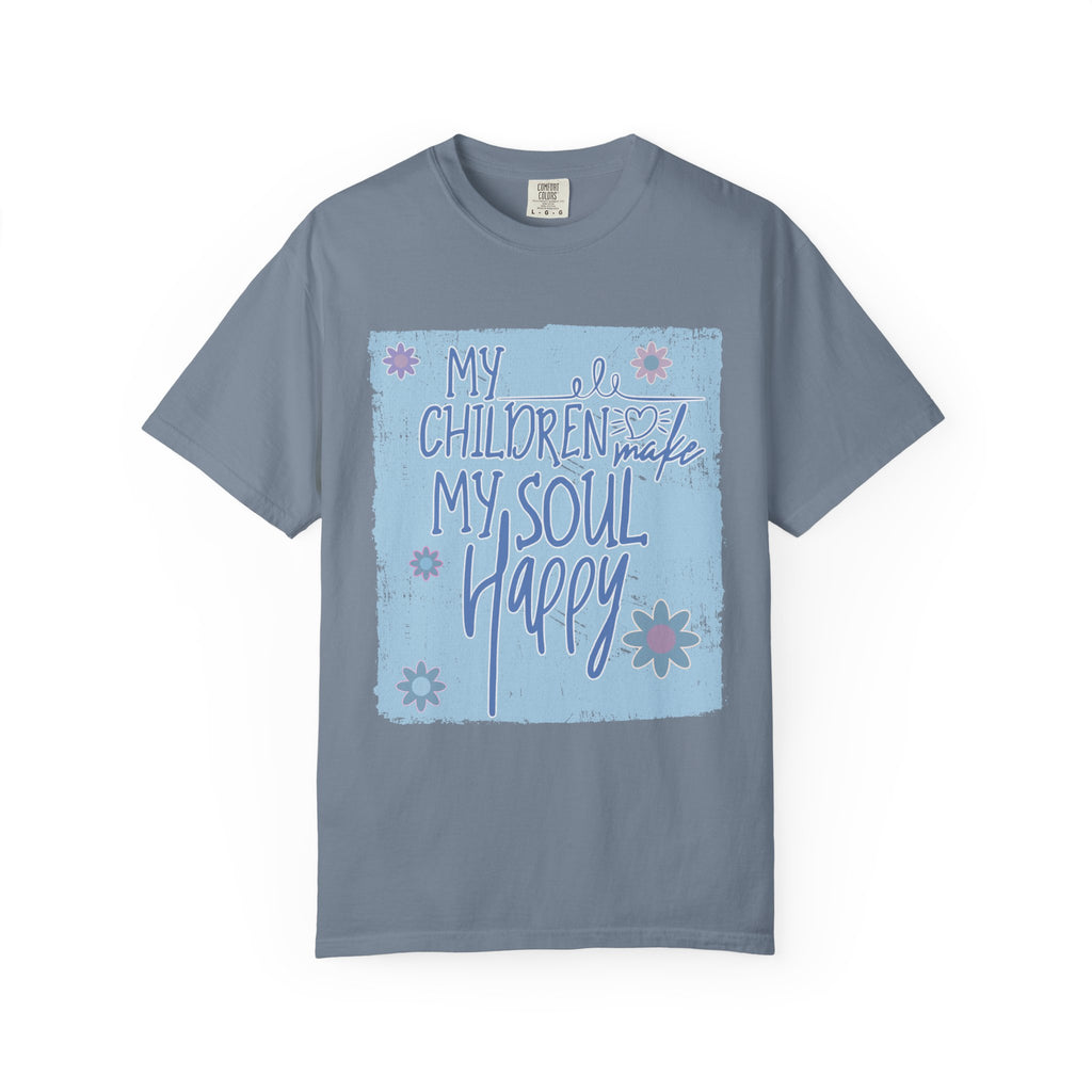 My Children Make My Soul Happy Textured T-Shirt