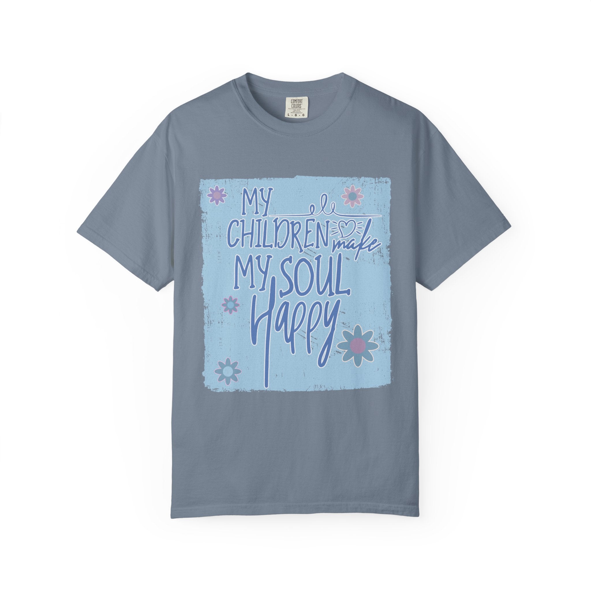 My Children Make My Soul Happy Textured T-Shirt