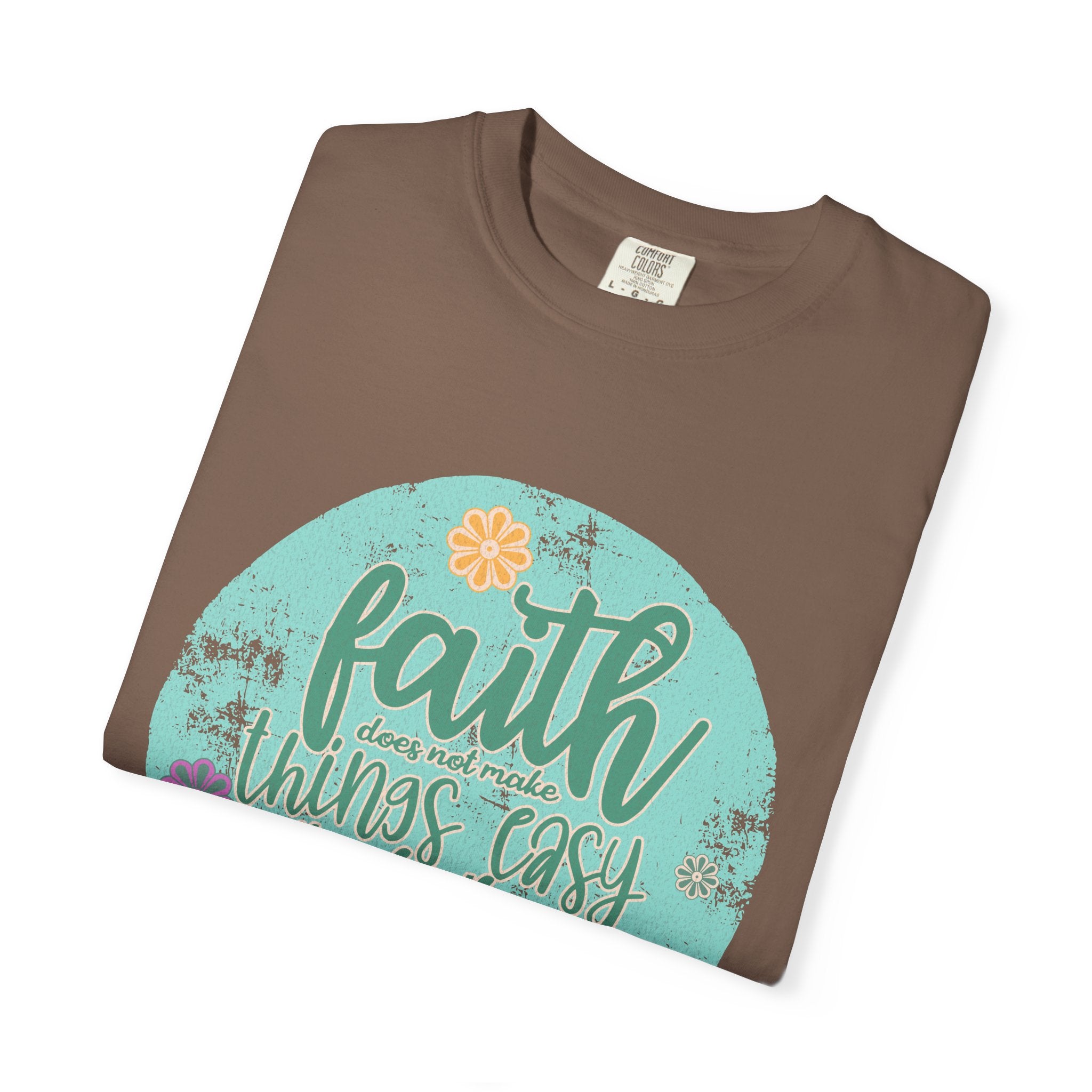 Faith Makes All Things Possible T-Shirt |Textured Inspirational Tee