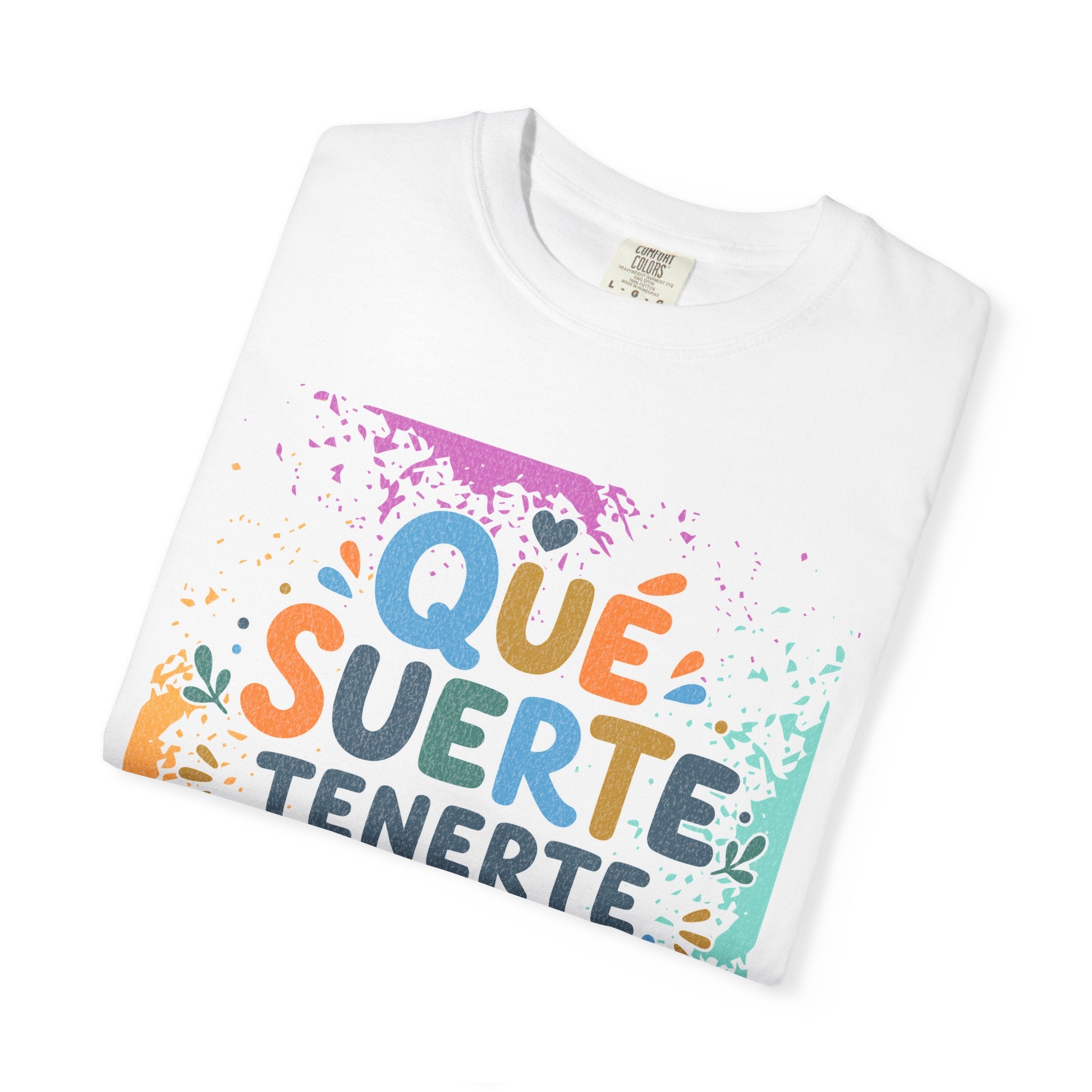 Qué Suerte Tenerte, Papá — Father's Day Textured T-Shirt
