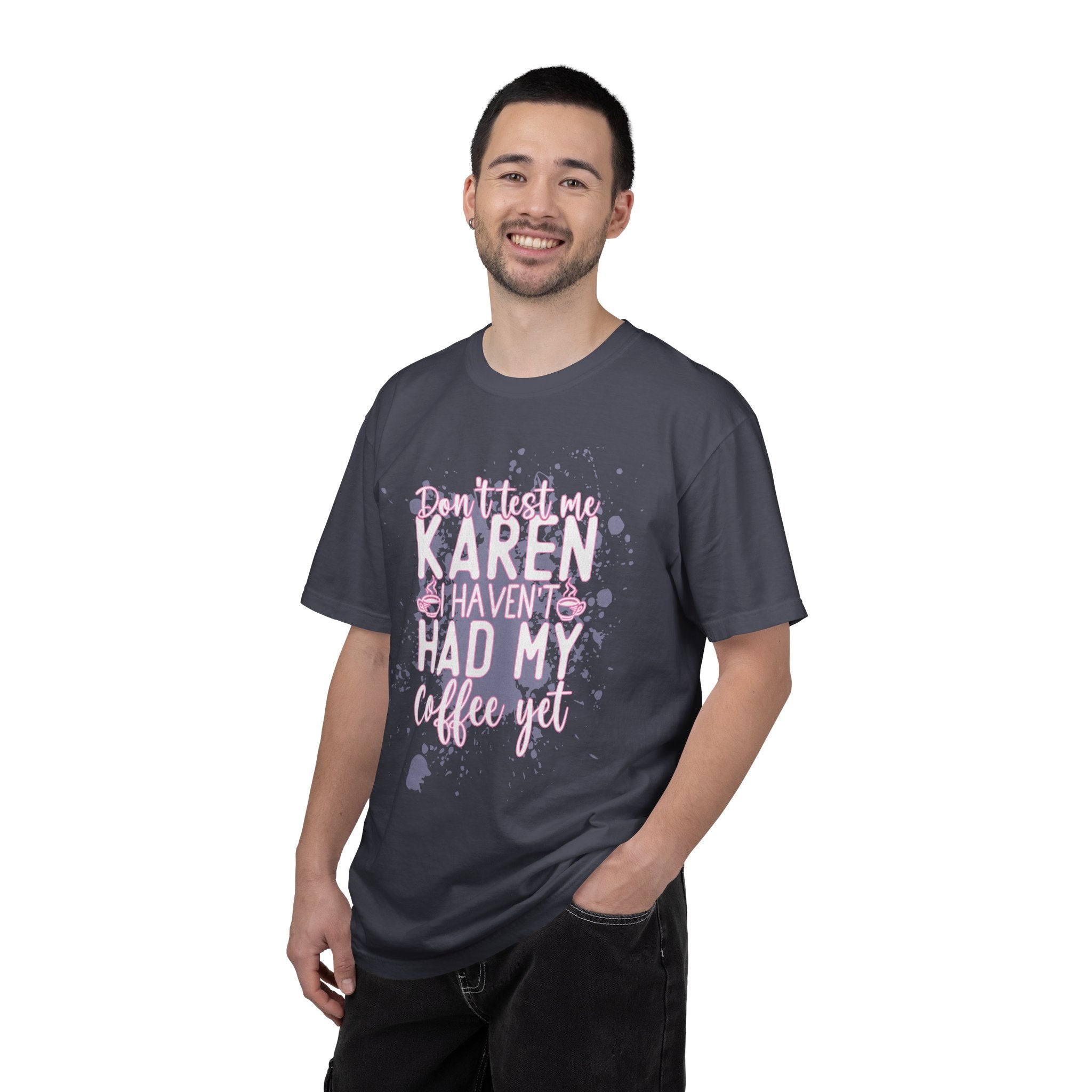 Textured Retro Karen Coffee Graphic Tee