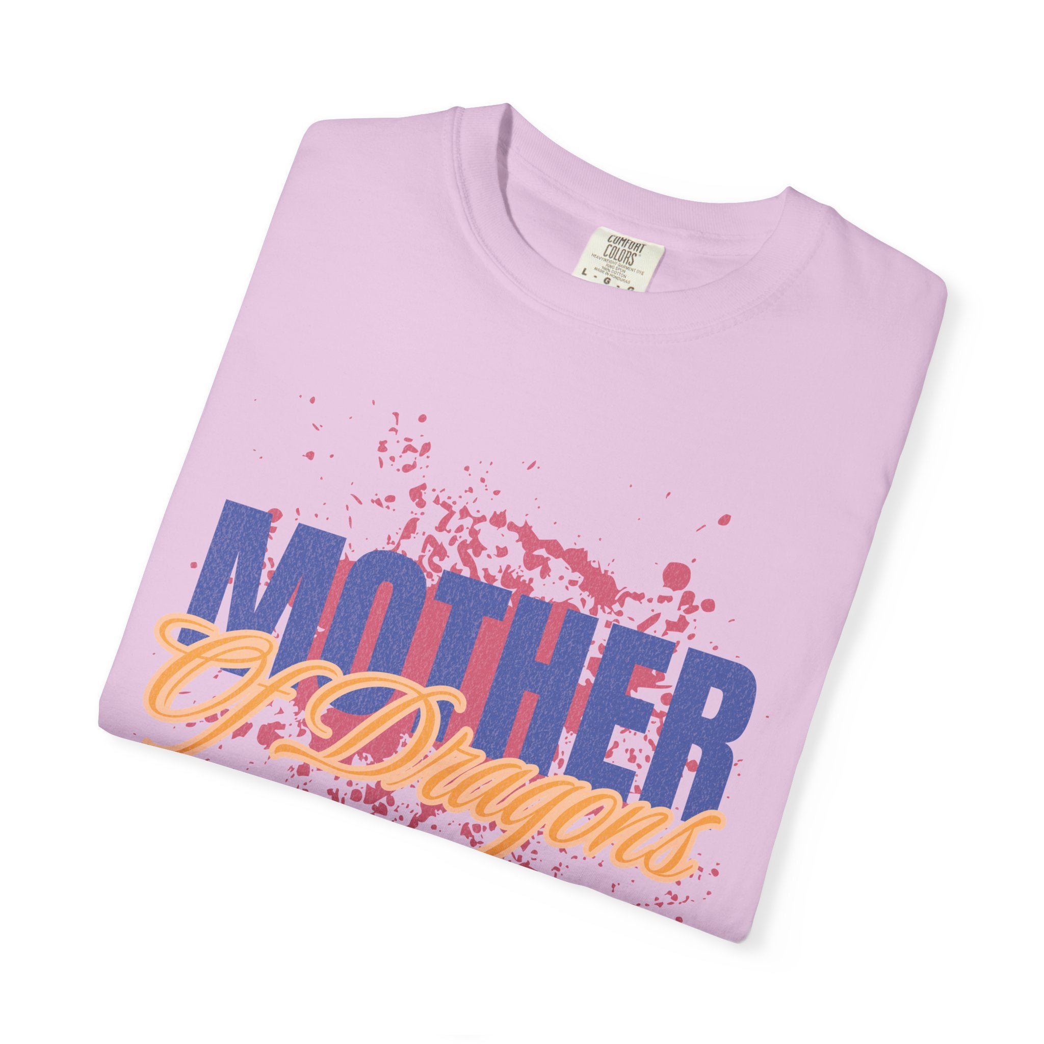Mother of Dragons Textured T-Shirt — Bold Fantasy Tribute Tee