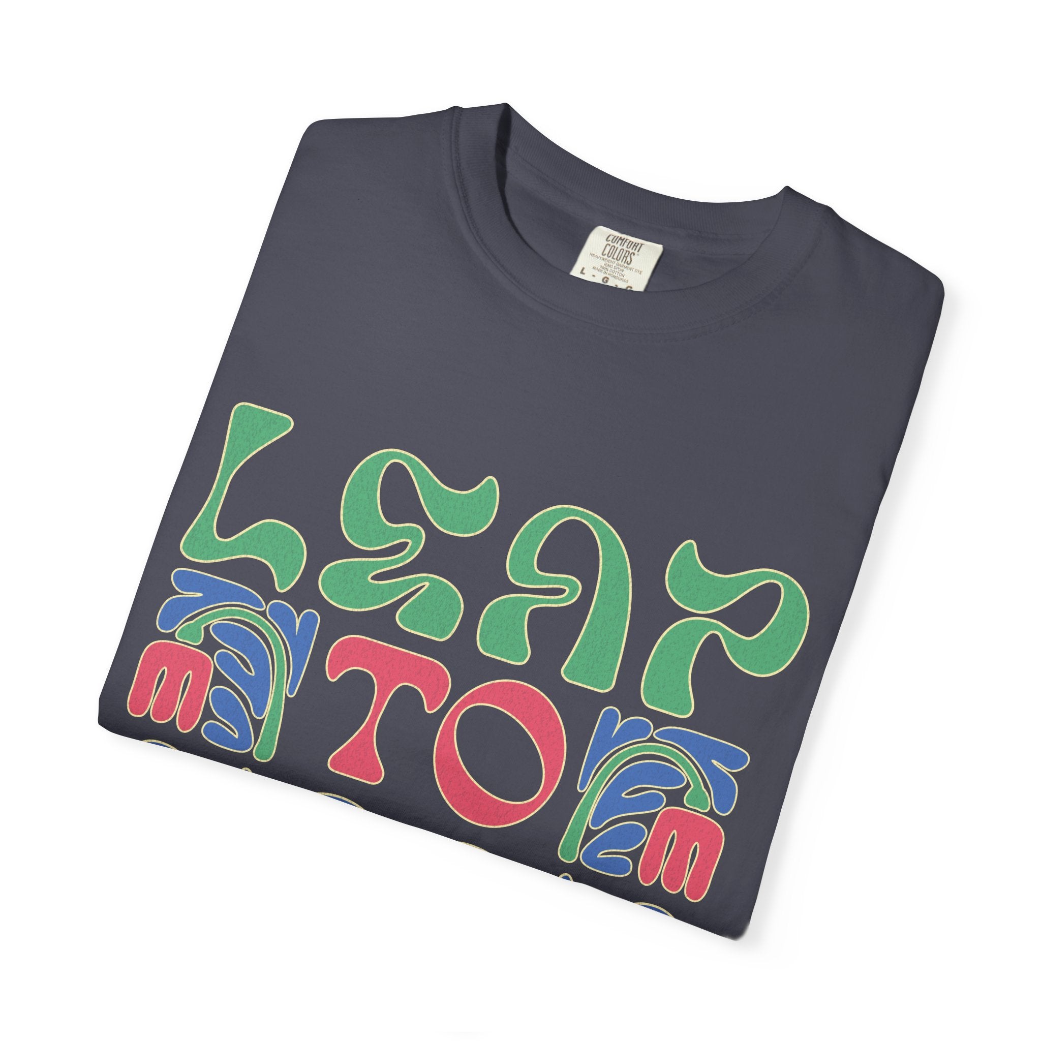 Leap To Soar T-shirt |Textured Retro Psychedelic Typography