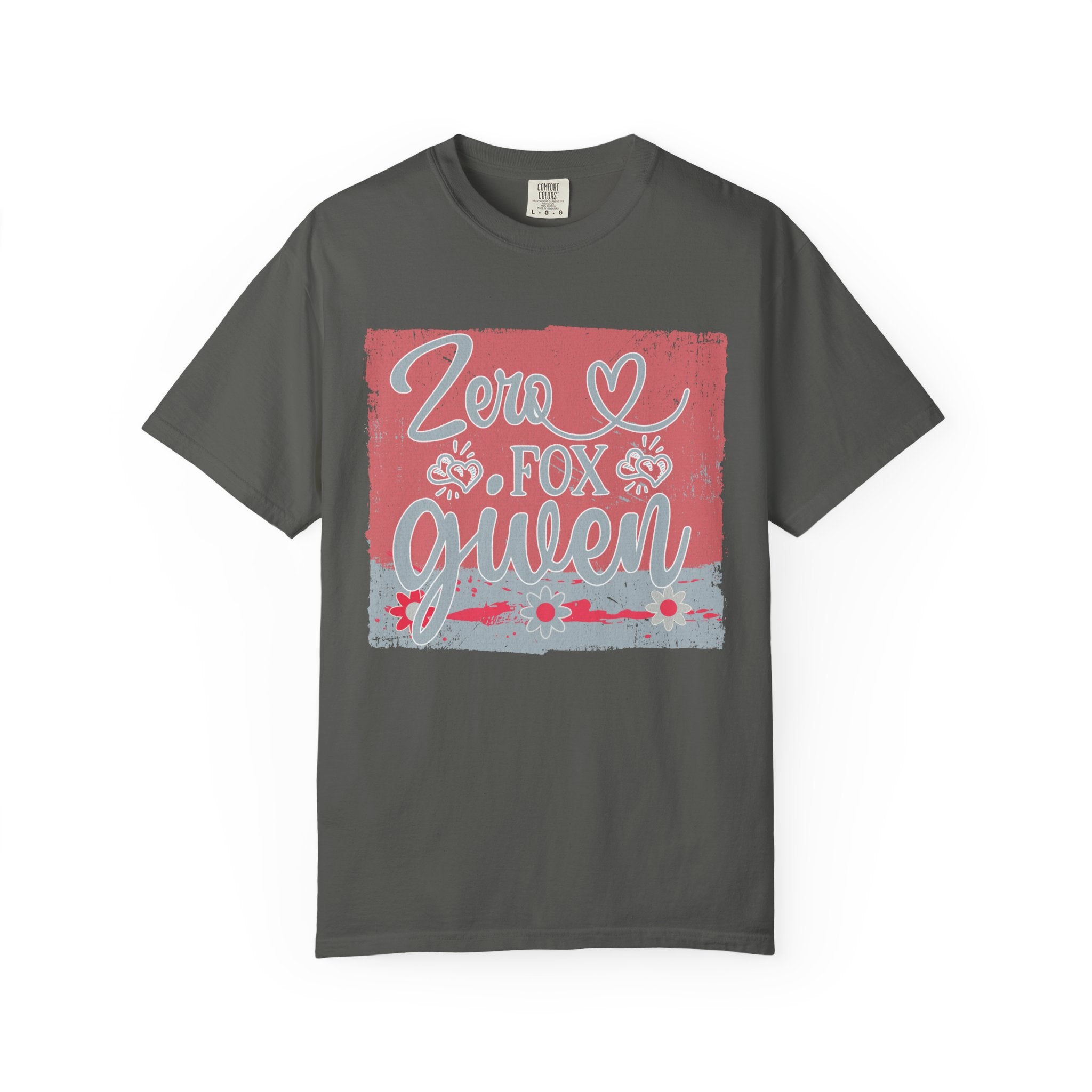 Textured Zero Fox Given T‑Shirt — Funny Retro Rose Graphic Tee