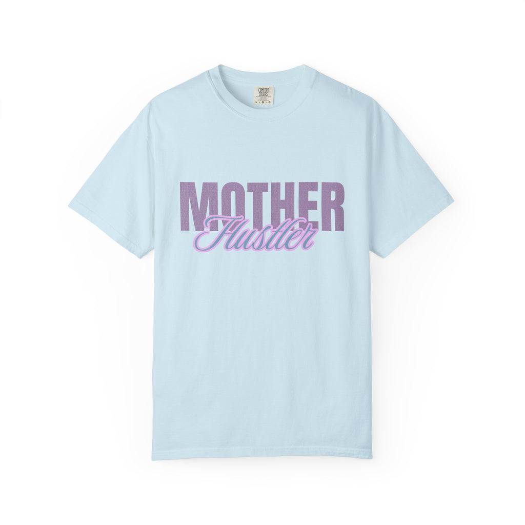 Retro Mother Hustler Vintage Tee Textured Garment-Dyed T-shirt
