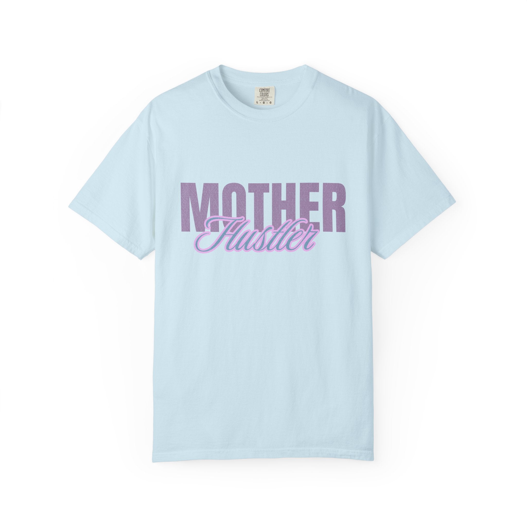 Retro Mother Hustler Vintage Tee Textured Garment-Dyed T-shirt