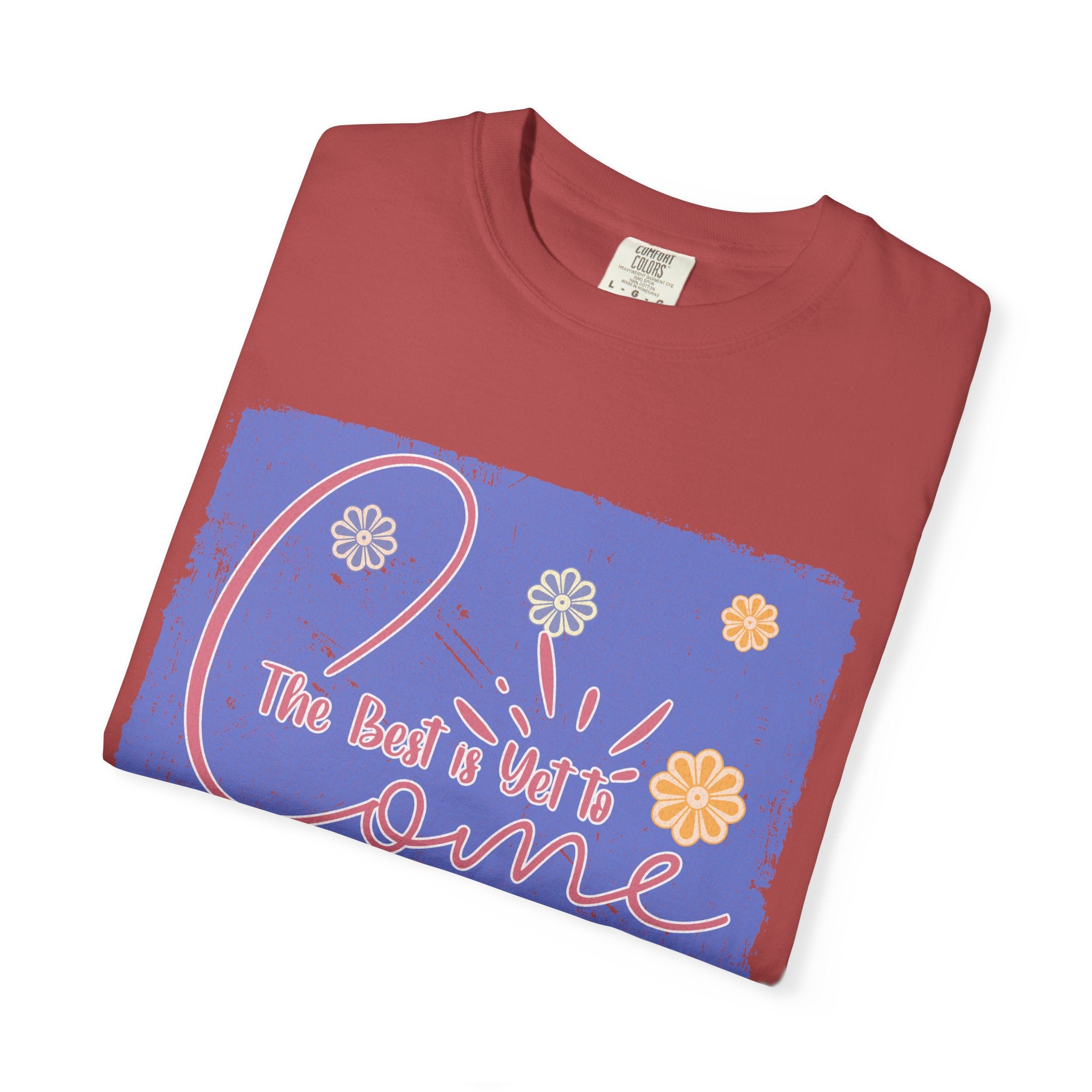 Retro Best Yet Come Tee | Textured Floral Handwritten Graphic