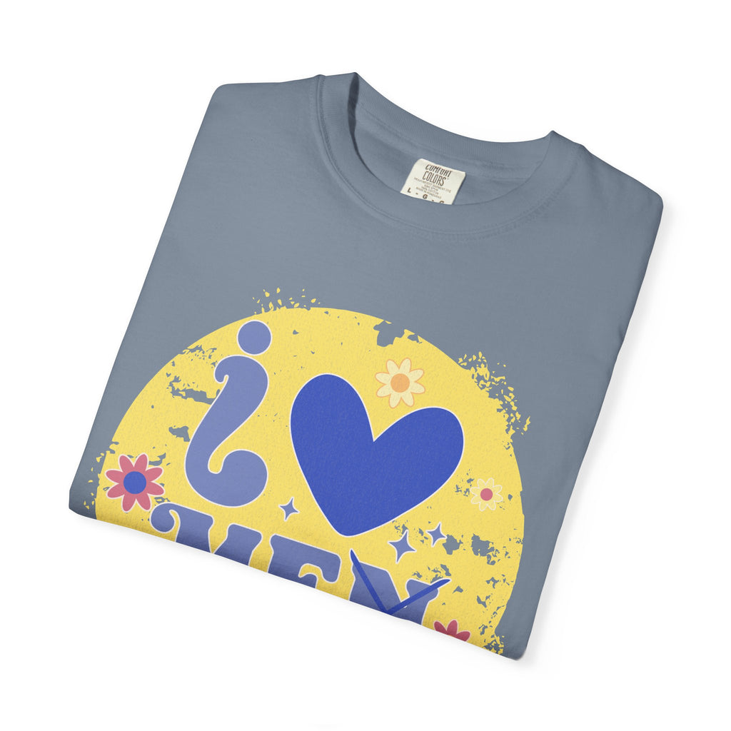 Funny Retro Self Love Textured Tee