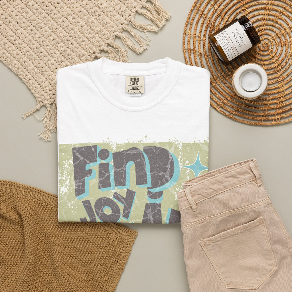 Find Joy In Simple Things Textured T-Shirt
