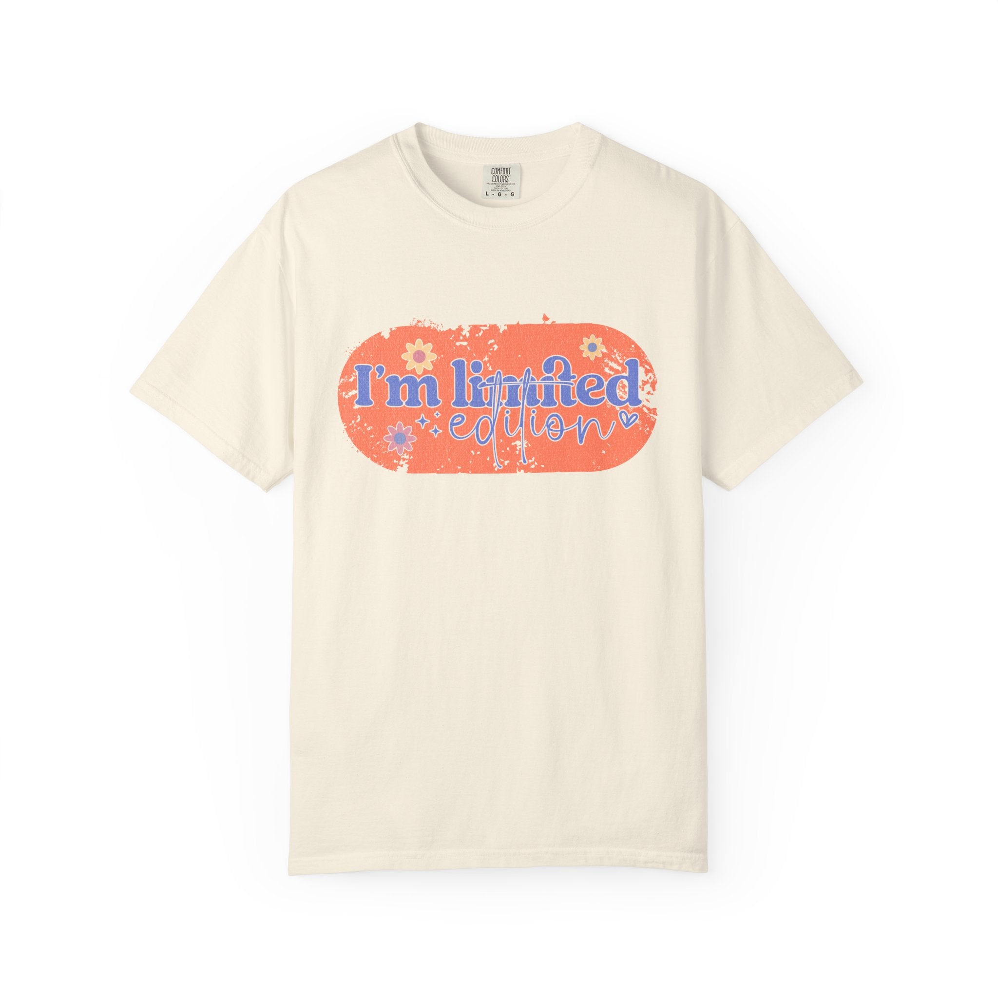 Textured I'm Limited Edition T-Shirt — Retro Floral Graphic Tee