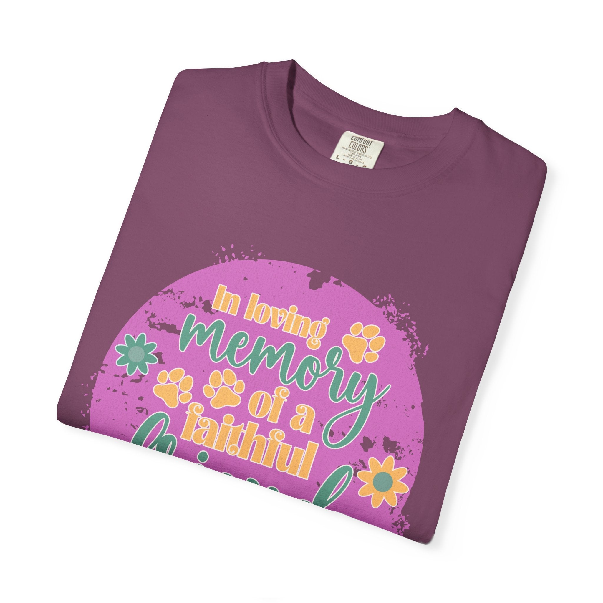 Textured Retro Faithful Friend Memorial Tee