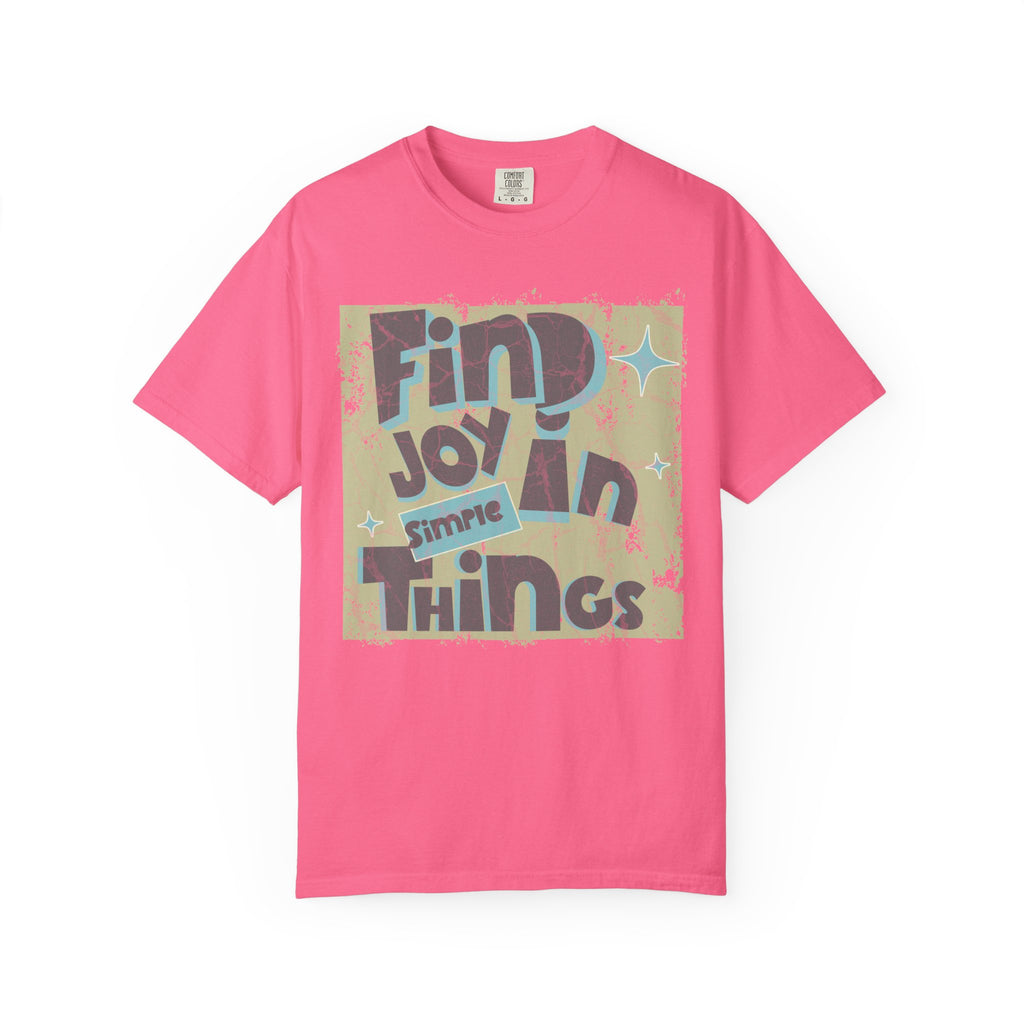 Find Joy In Simple Things Textured T-Shirt