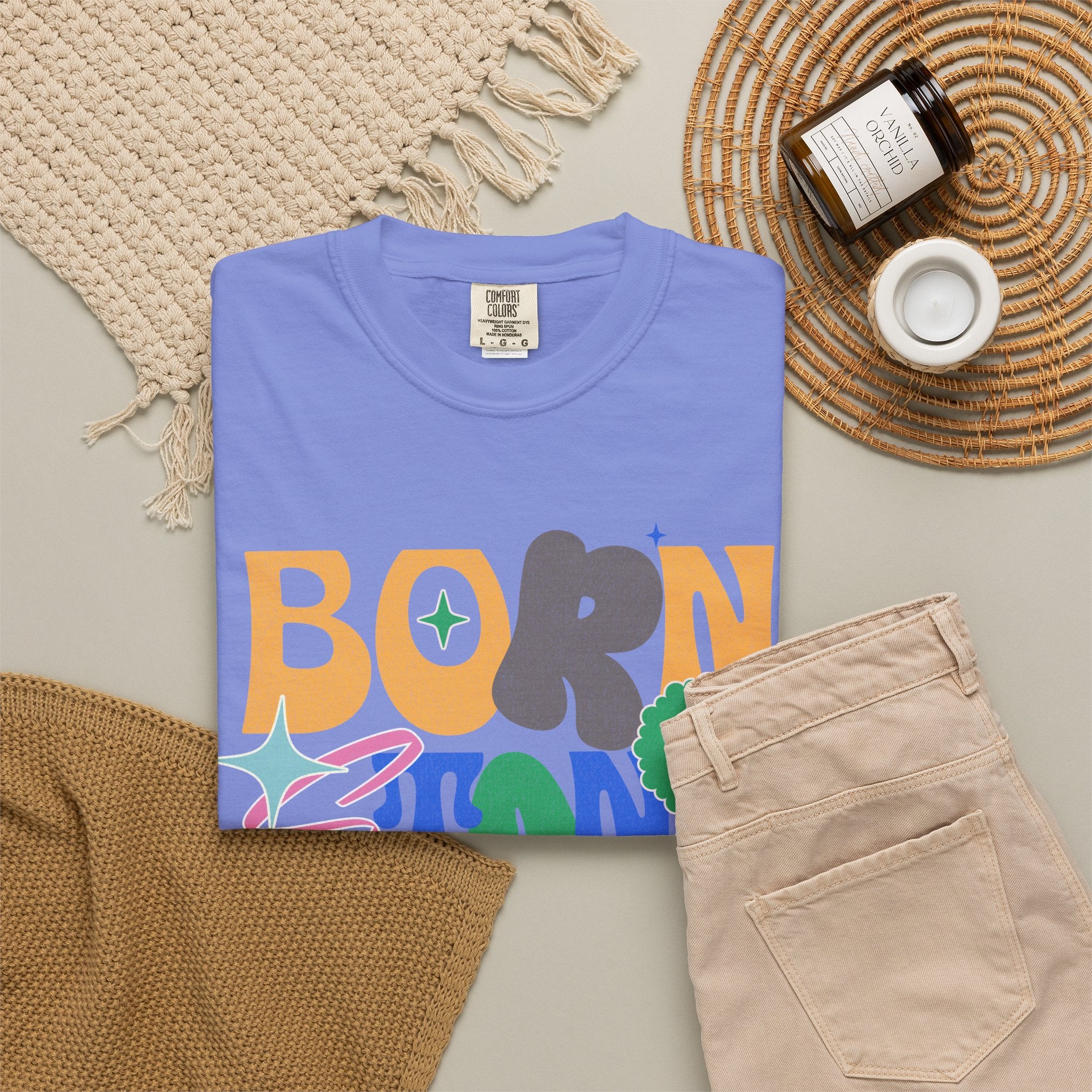 Born to Stand Out Textured T-Shirt