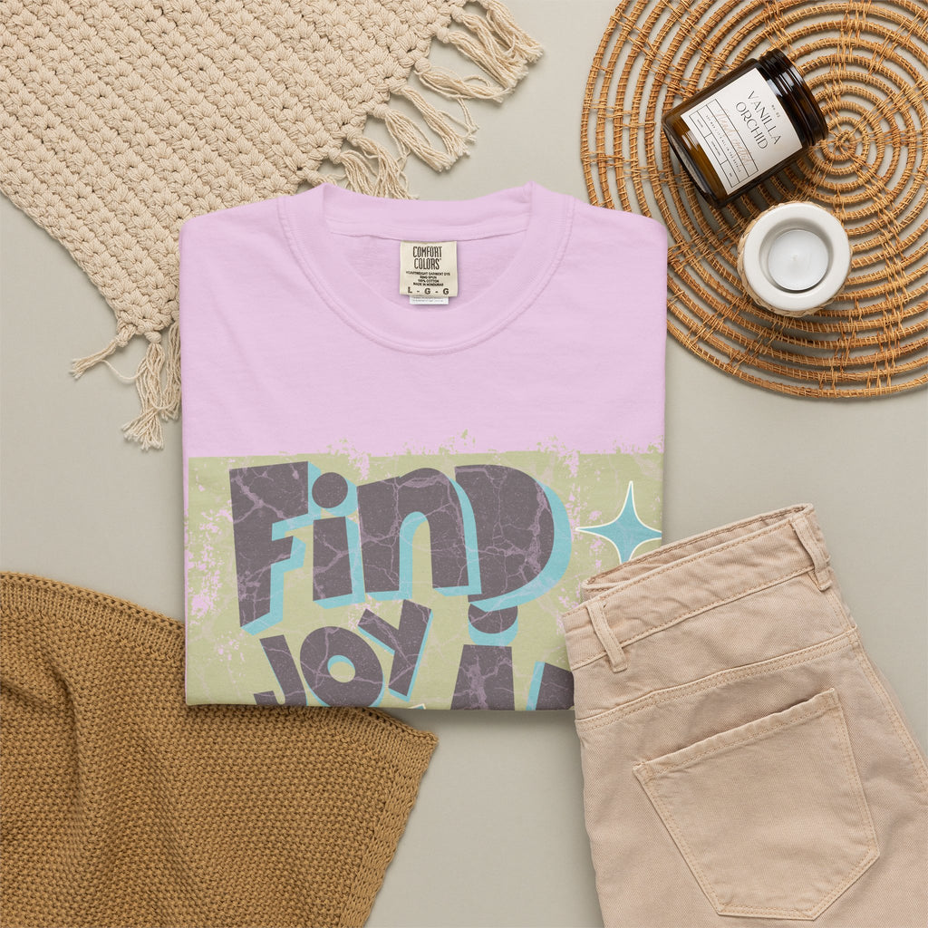 Find Joy In Simple Things Textured T-Shirt
